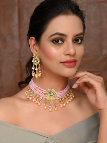 Pink Sunrise Serenade Necklace Set