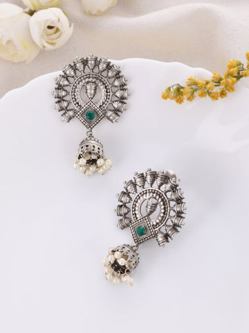 Gilded Grace Jhumkis