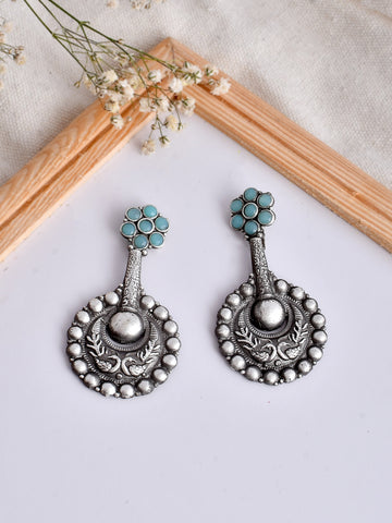 Seafoam Floral Bliss Earring