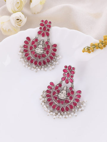 Rosewood Ruby Earring