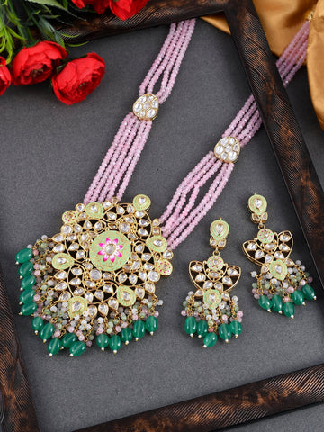 Dastoor Polki Kundan Designer Set