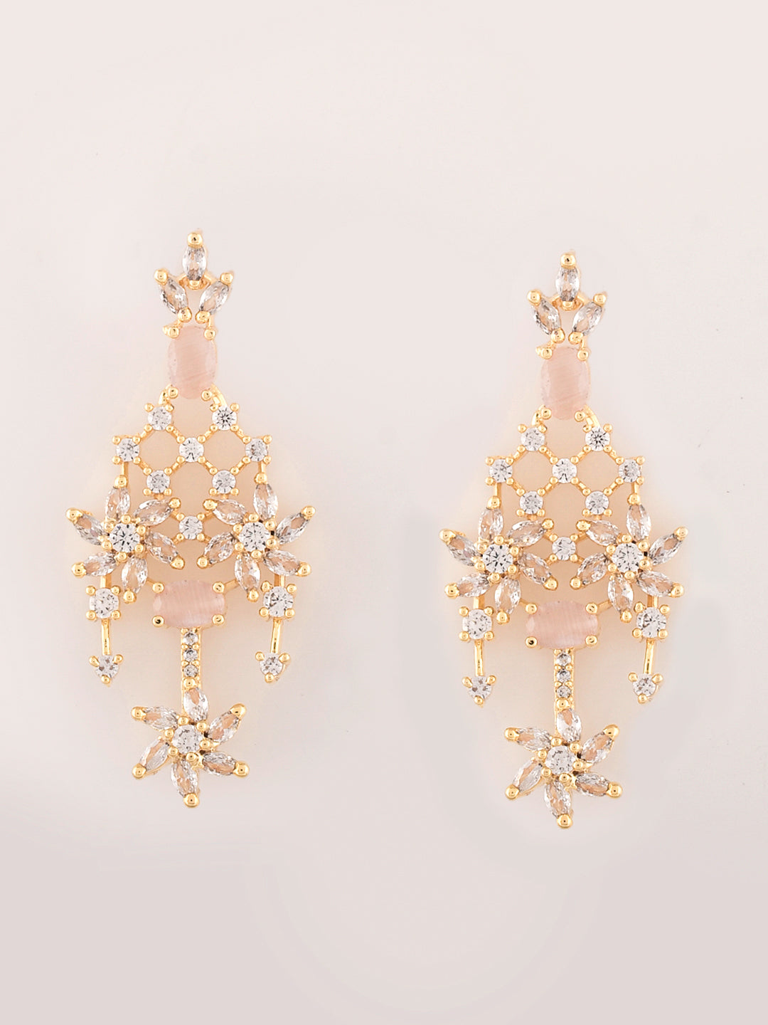 Designer AD Diamond Necklace Set