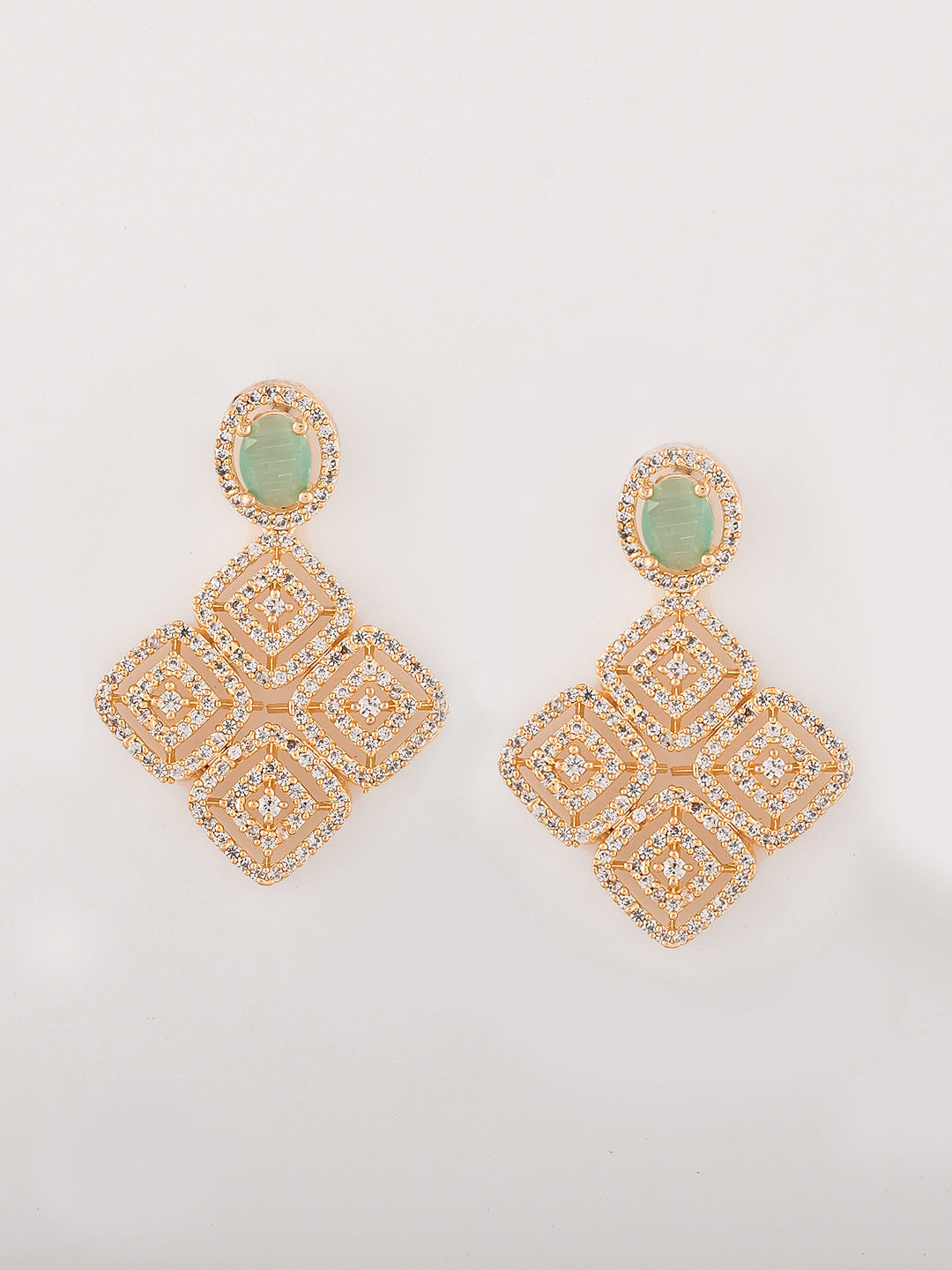 Designer AD Diamond Necklace Set