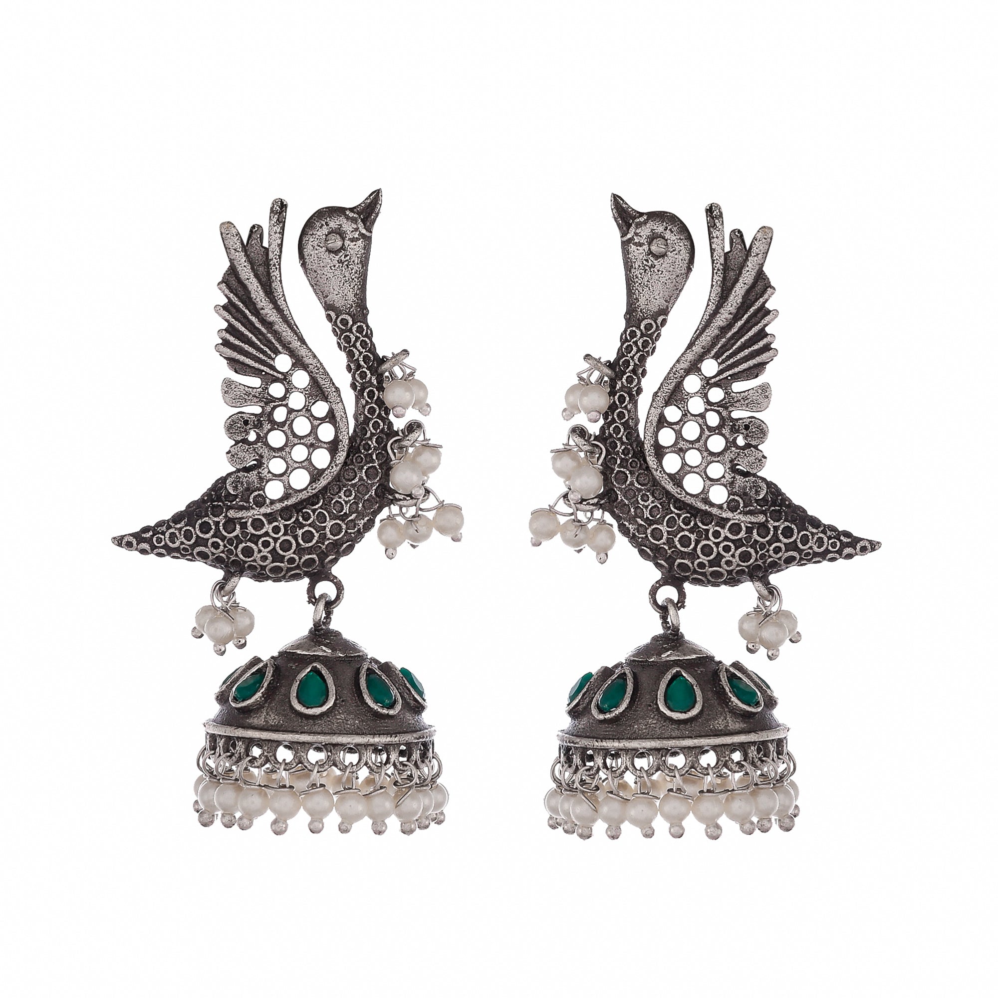 Dastoor Oxodise Bird Jhumki Style Earring