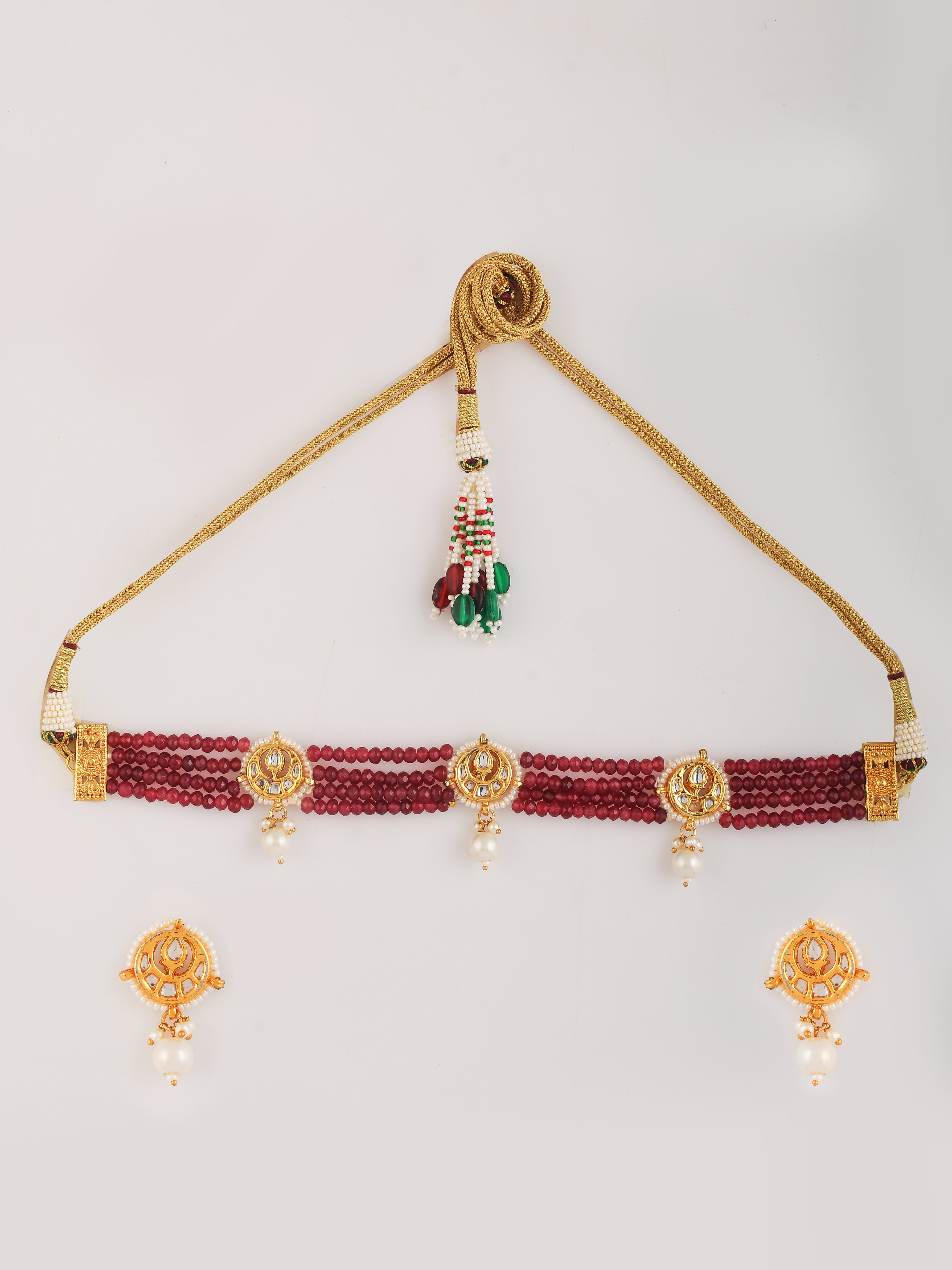 Royal Kundan Elegance Choker Necklace Set
