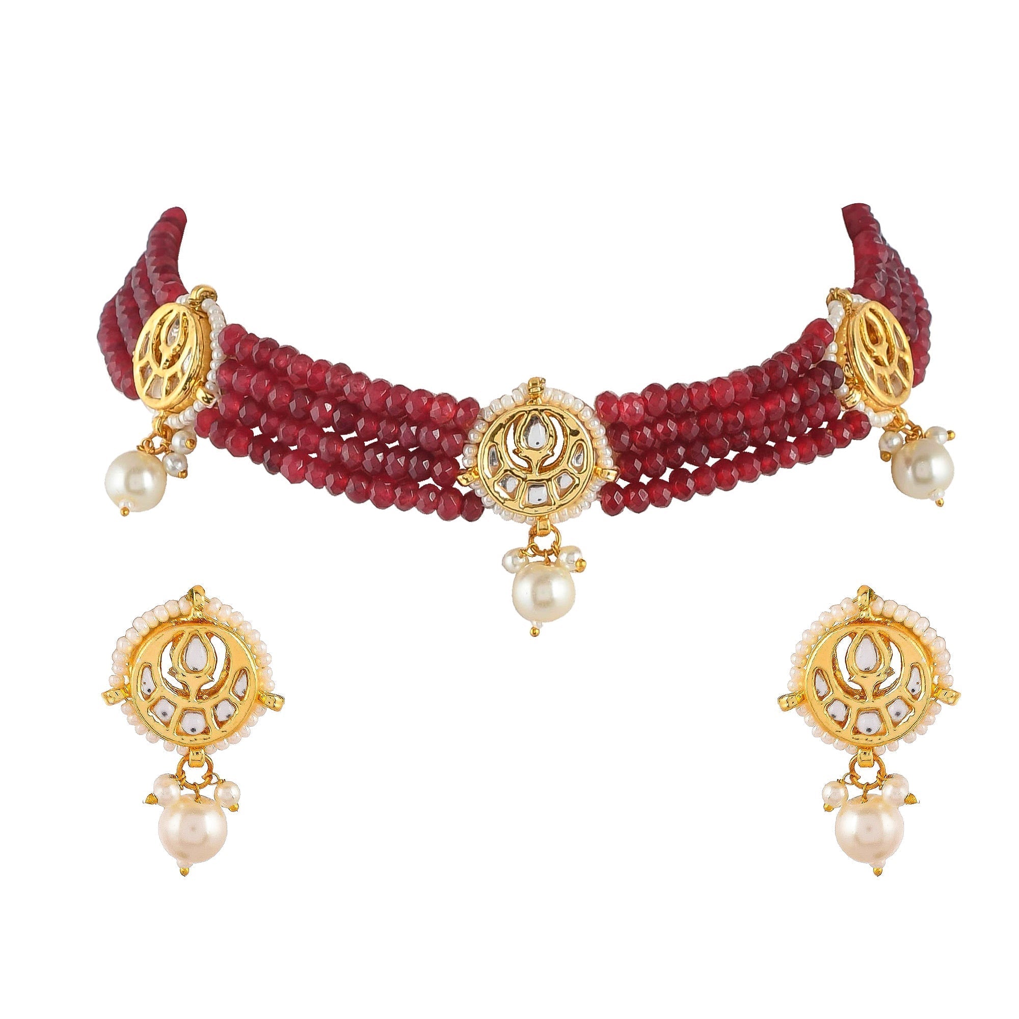 Royal Kundan Elegance Choker Necklace Set