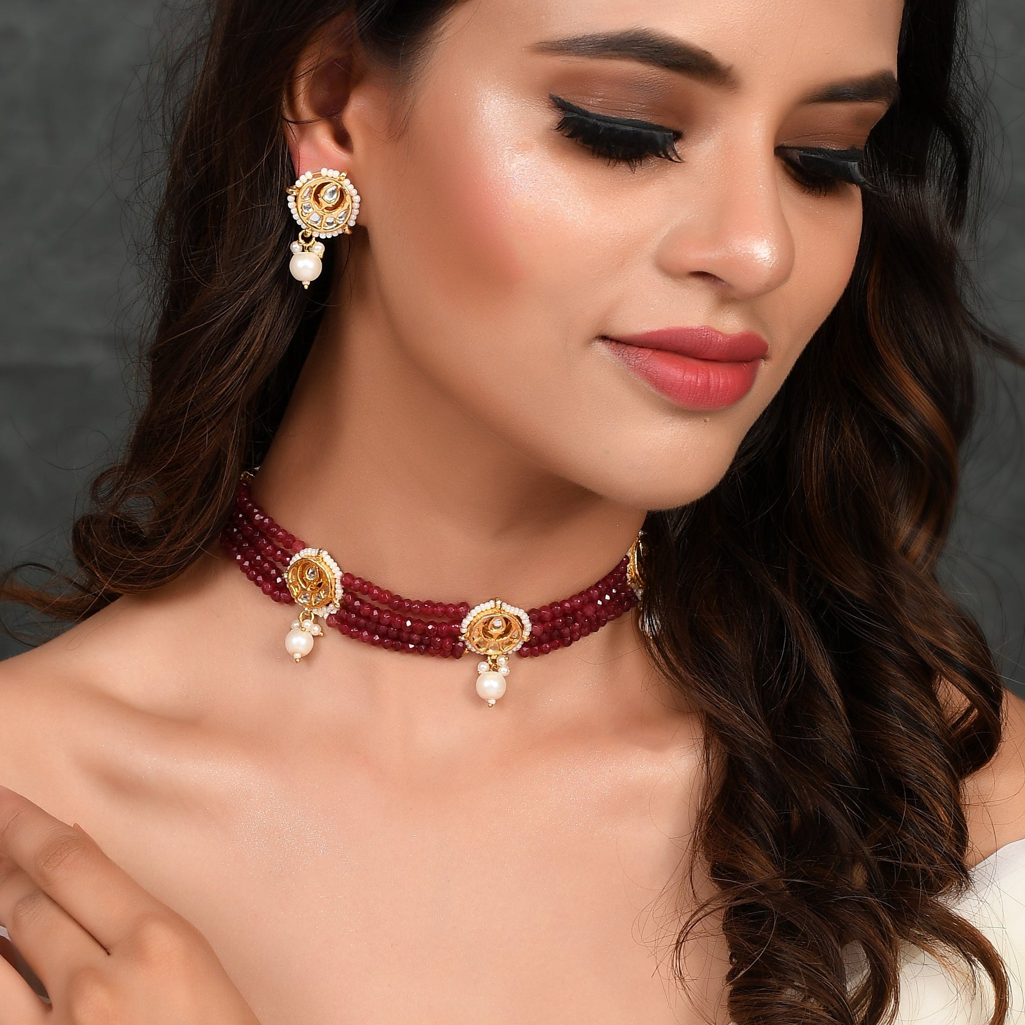Royal Kundan Elegance Choker Necklace Set