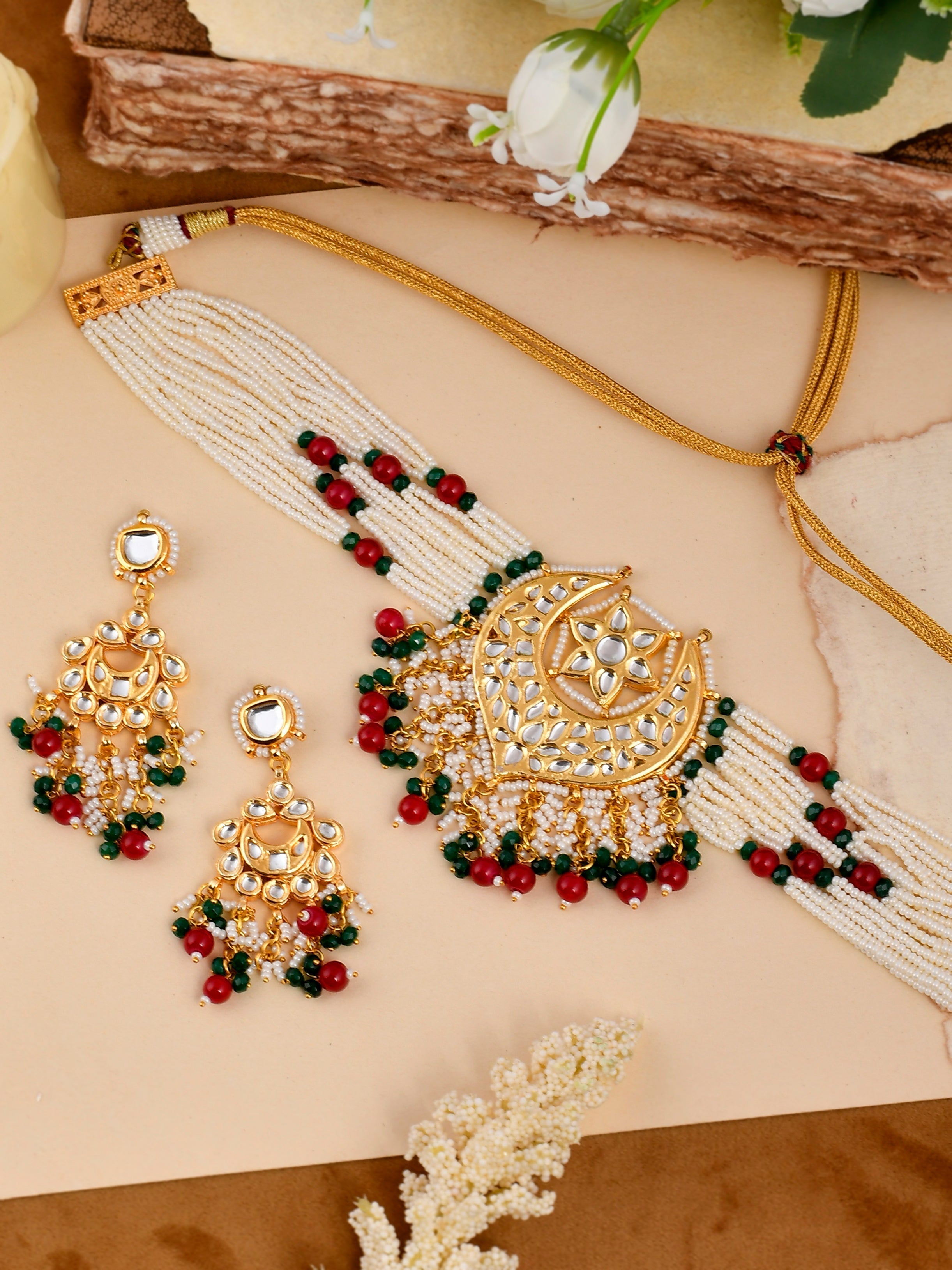 Pure Splendor Kundan Necklace set