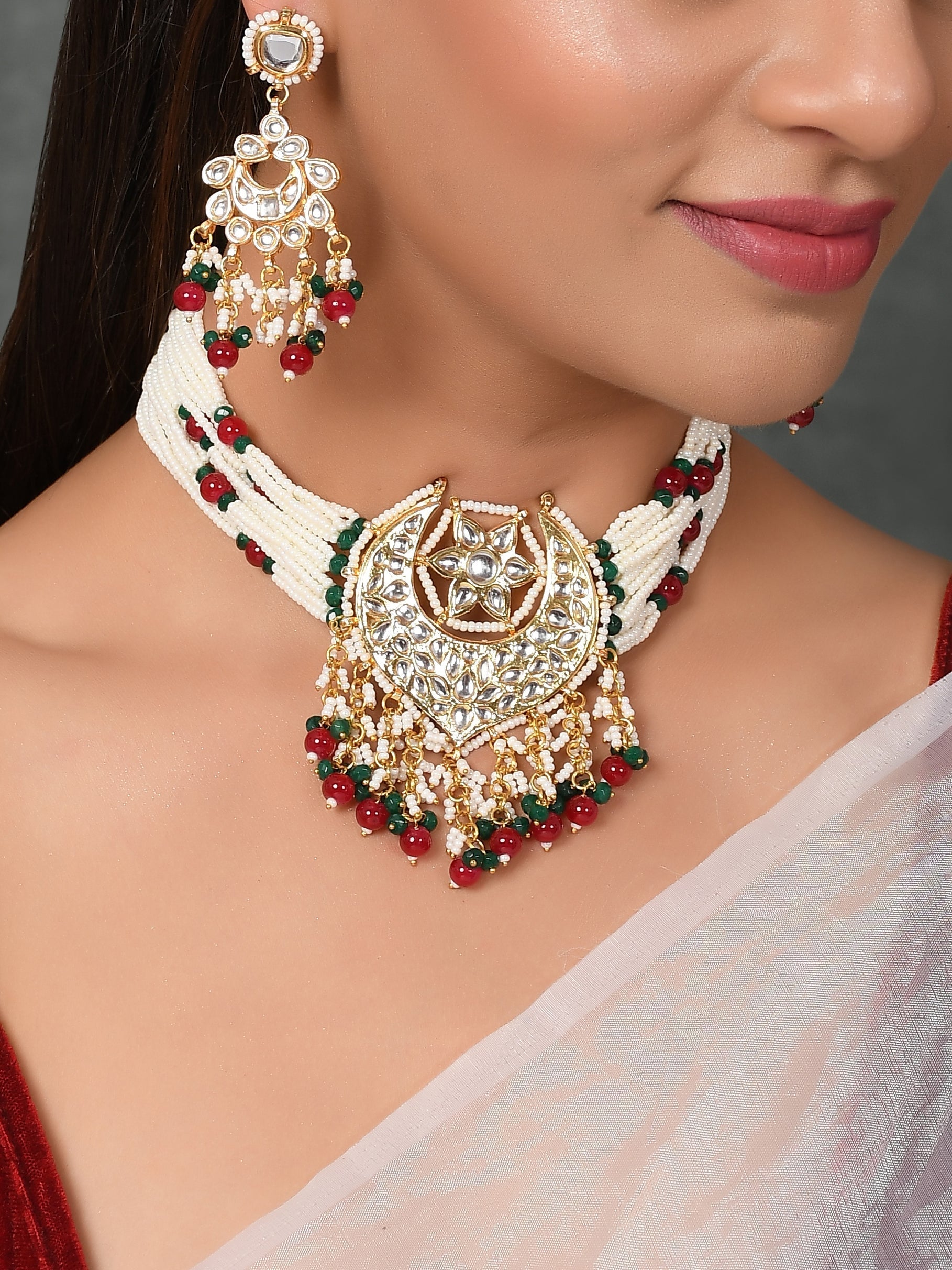 Pure Splendor Kundan Necklace set