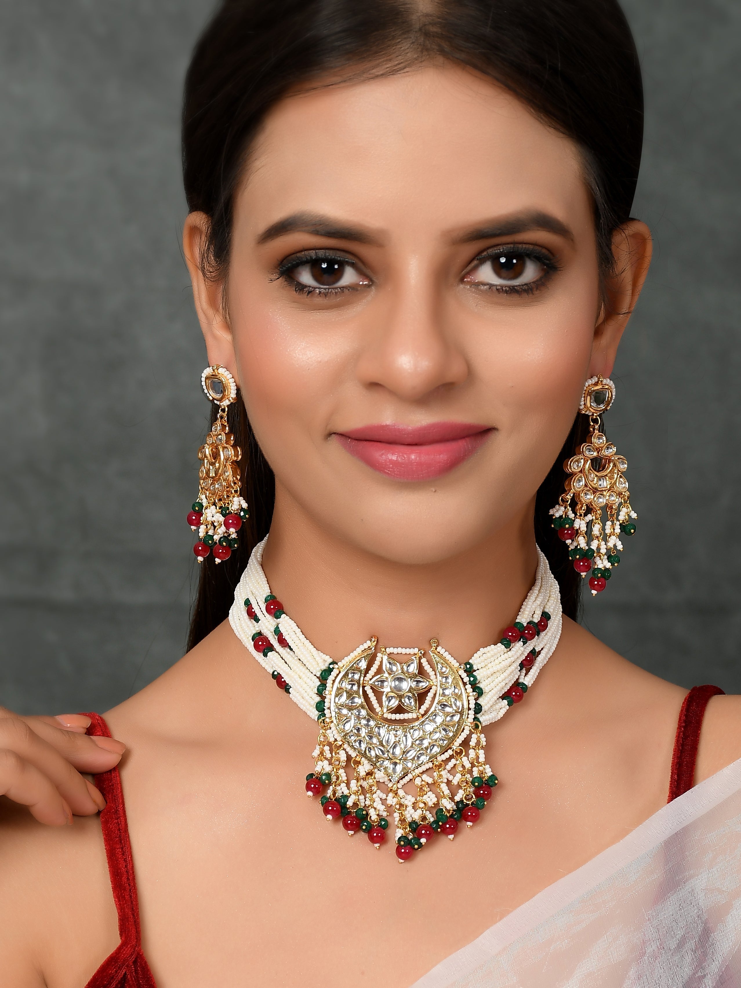 Pure Splendor Kundan Necklace set