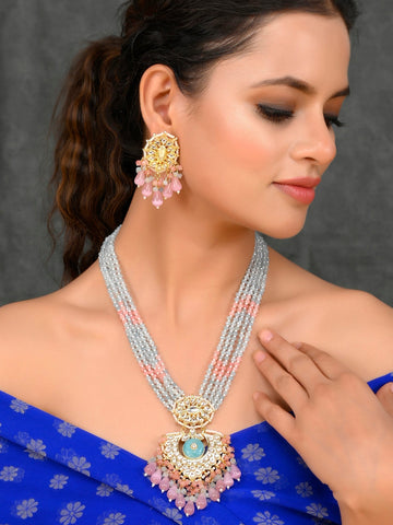Majestic Mosaic Kundan Artistry set