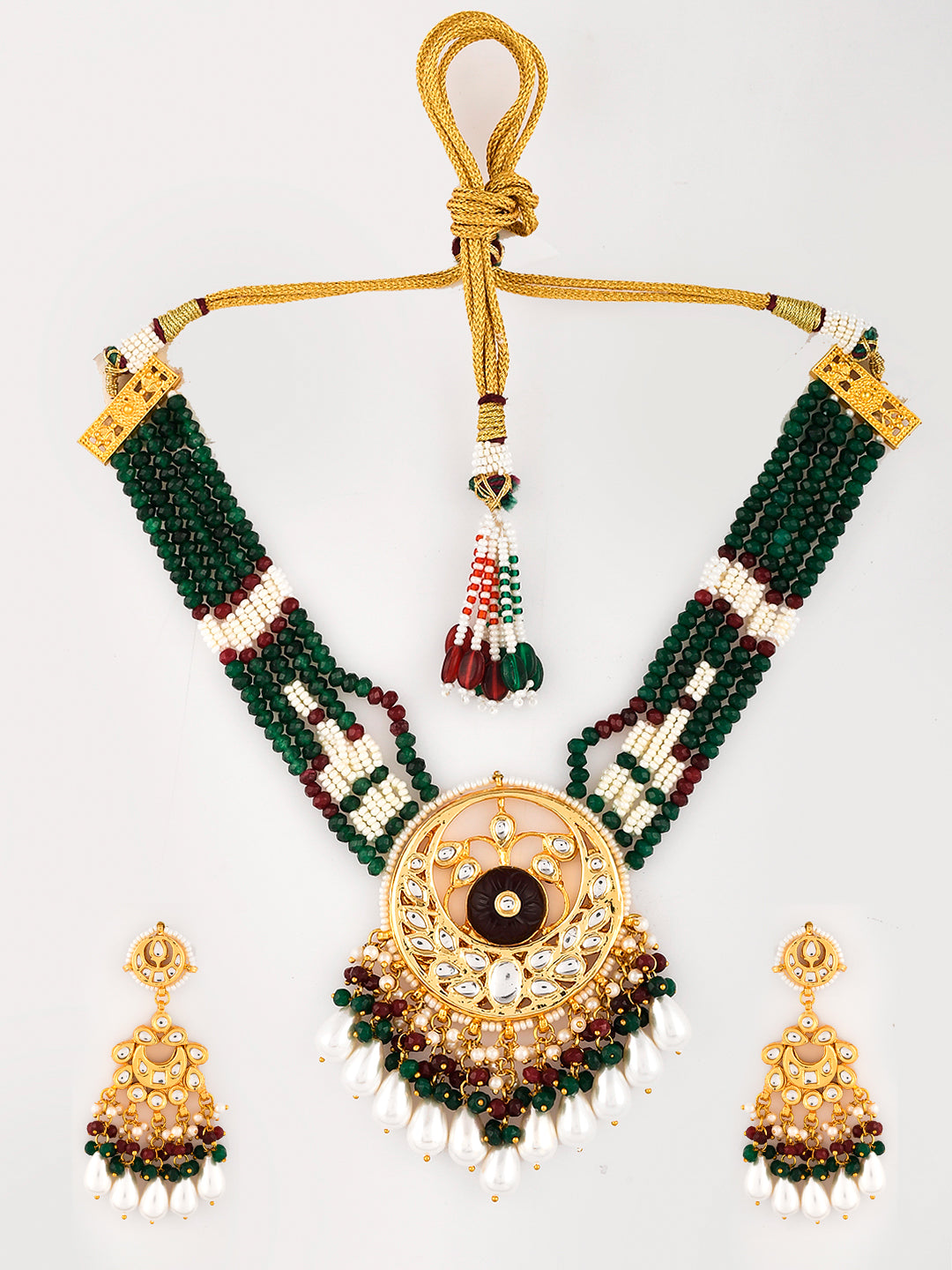 Elegance Kundan Masterpiece Necklace Set