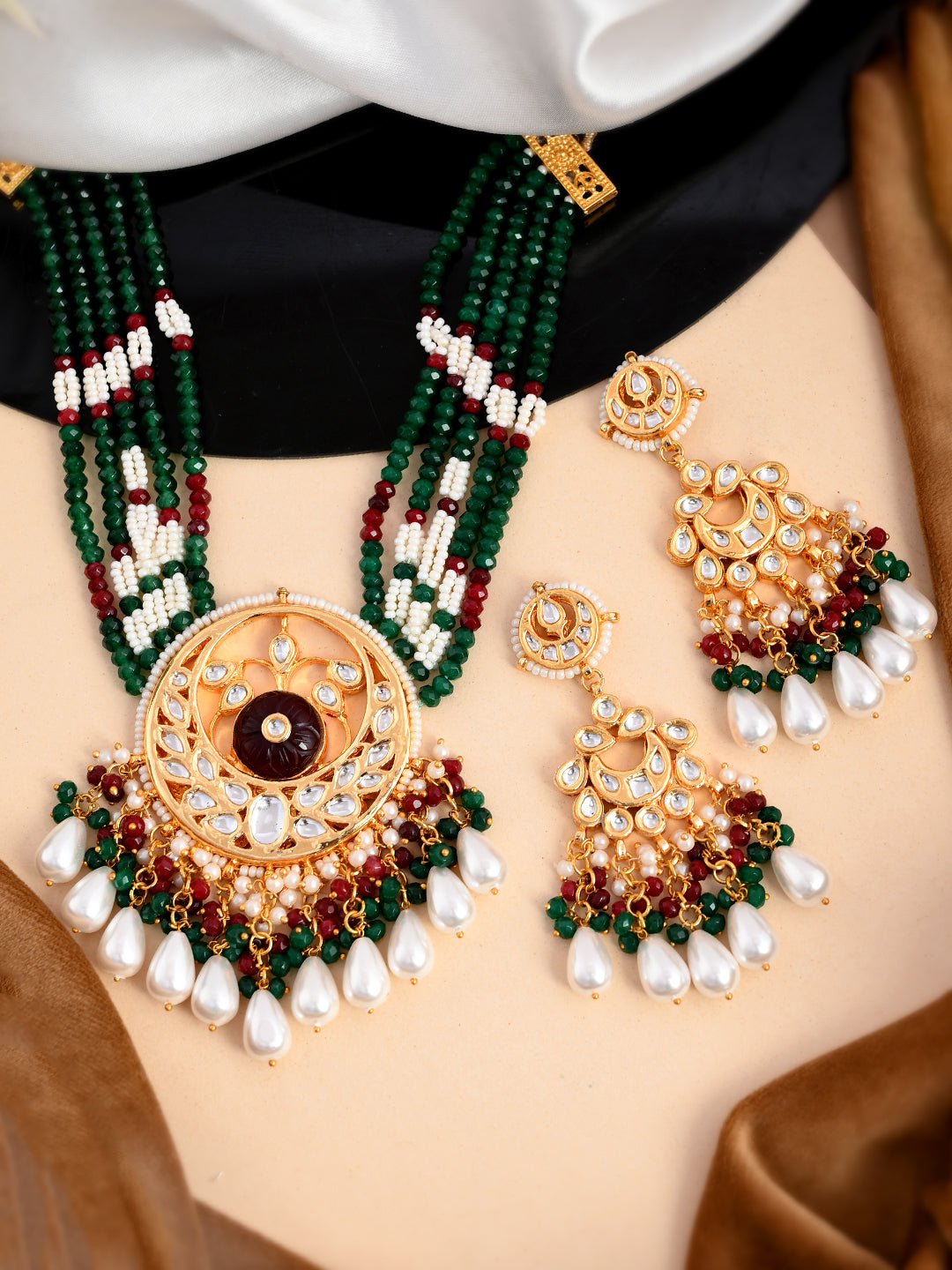 Elegance Kundan Masterpiece Necklace Set