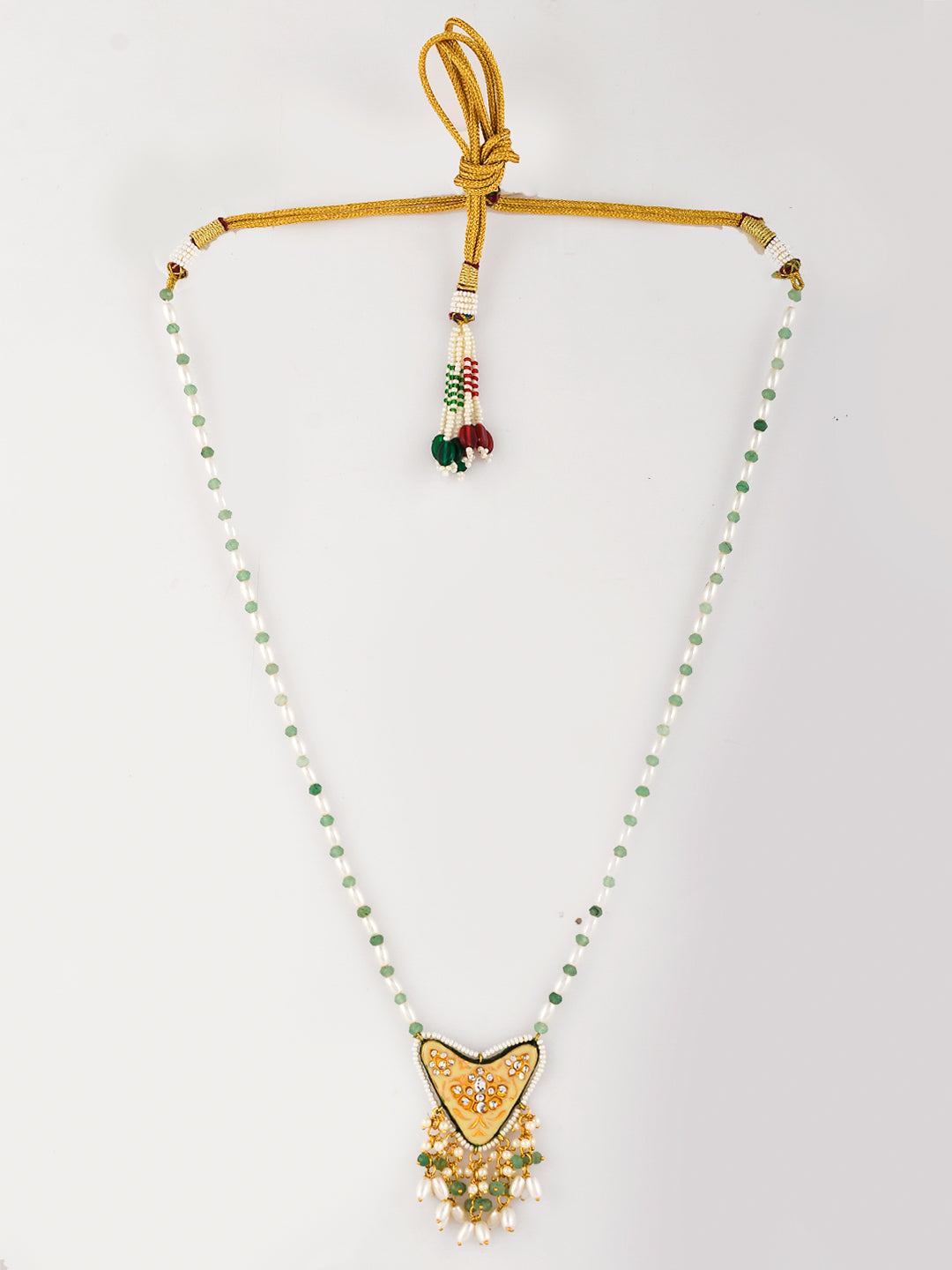 Gilded Glamour Kundan Necklace Set