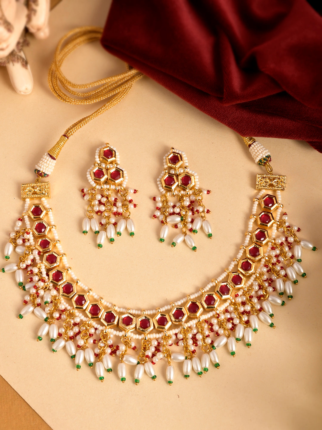 Majestic Mosaic Choker Delight Necklace Set