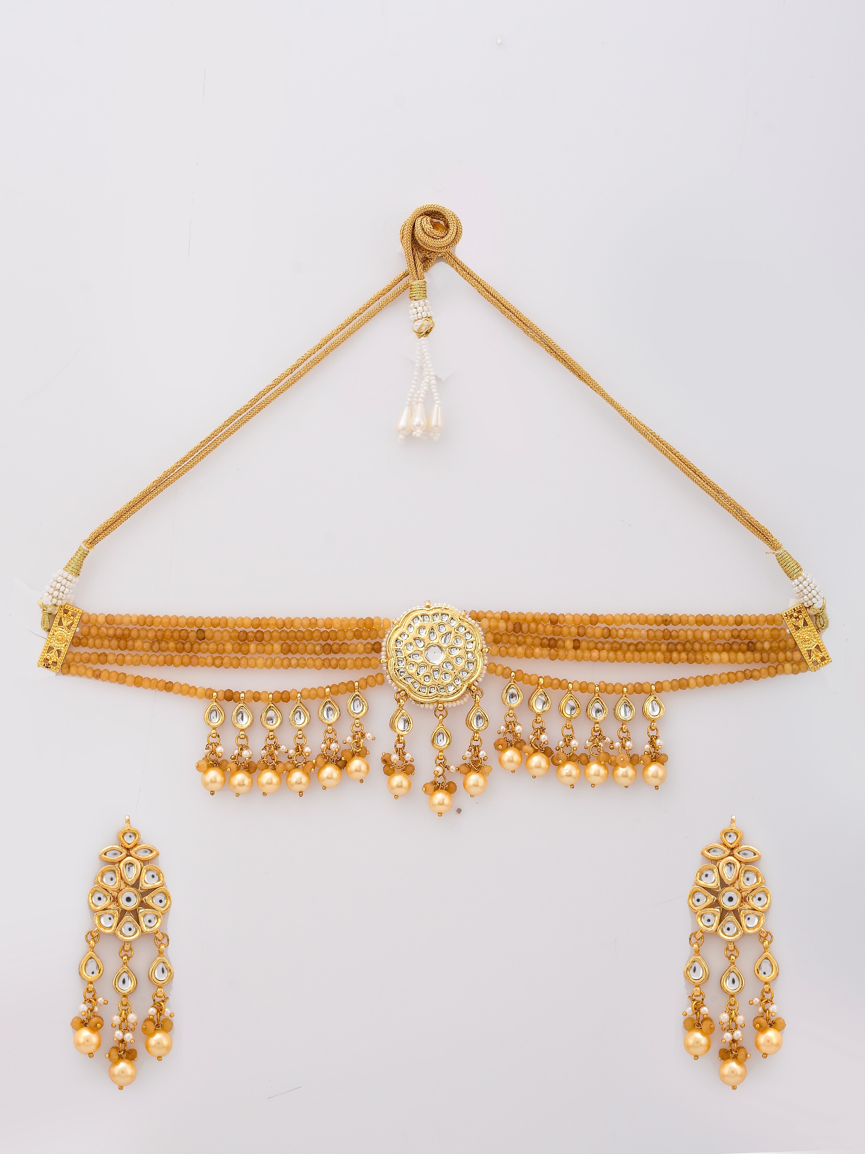 Sunshine Glow Choker Necklace Set