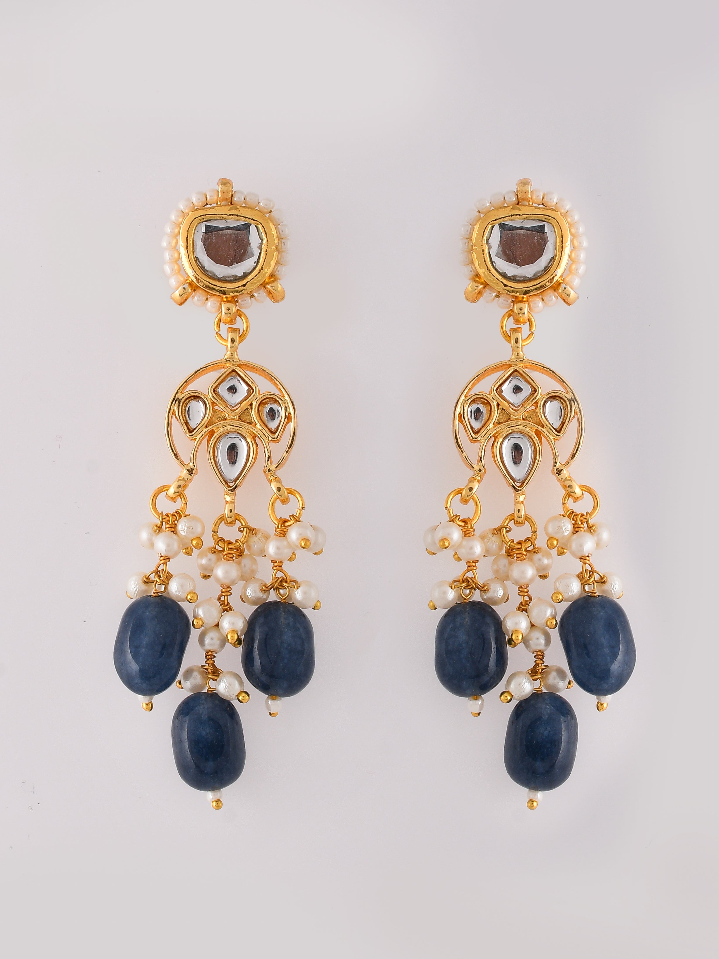 Partywear Kundan Festivity Pendant Necklace Set