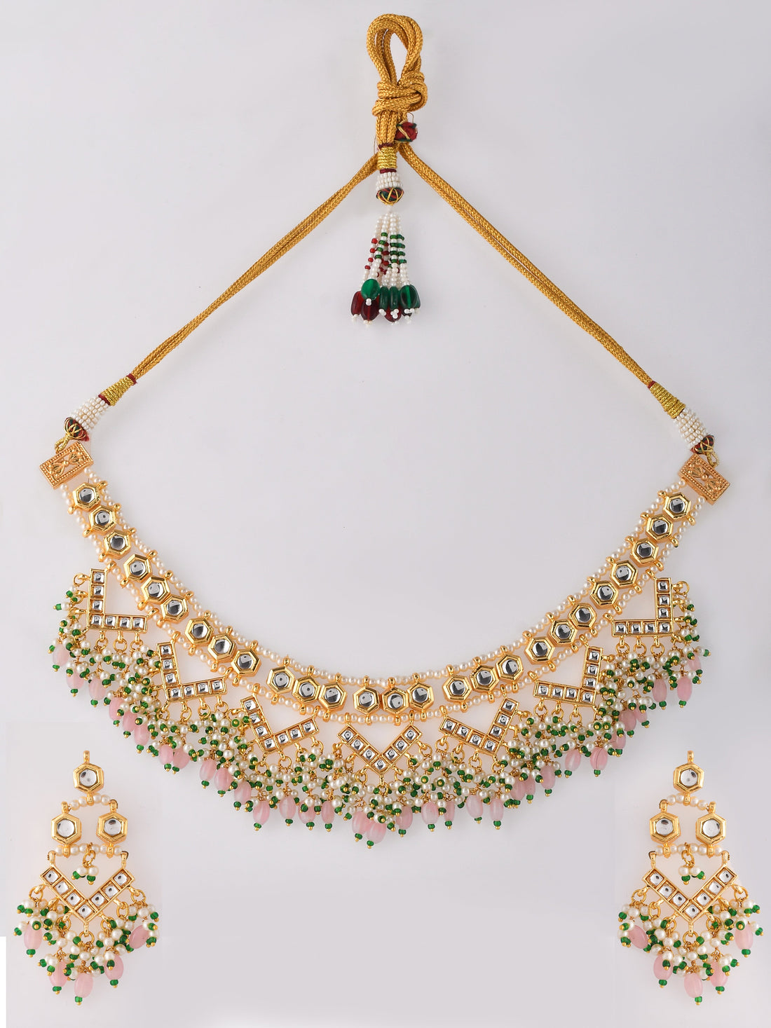 Kundan Radiant Charmer Necklace set