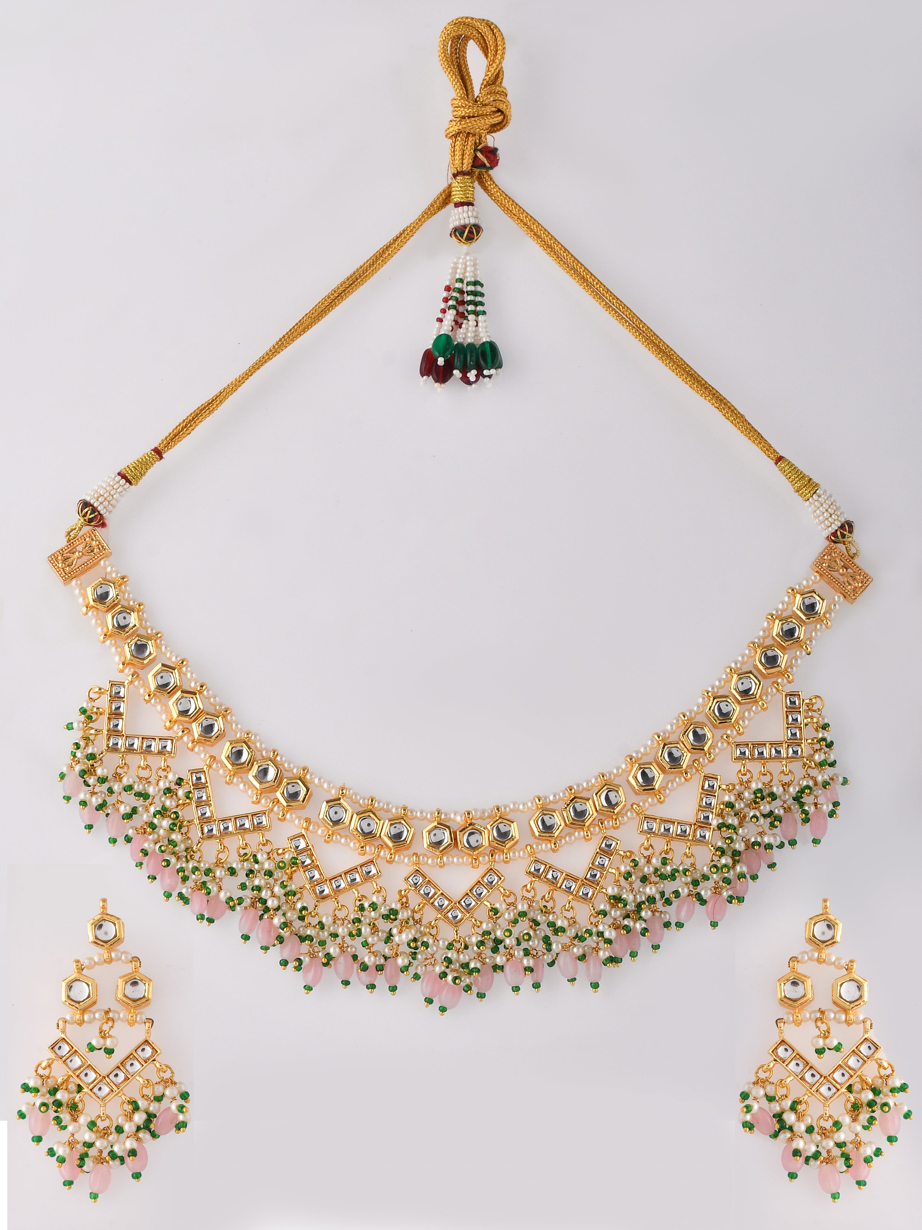 Kundan Radiant Charmer Necklace set