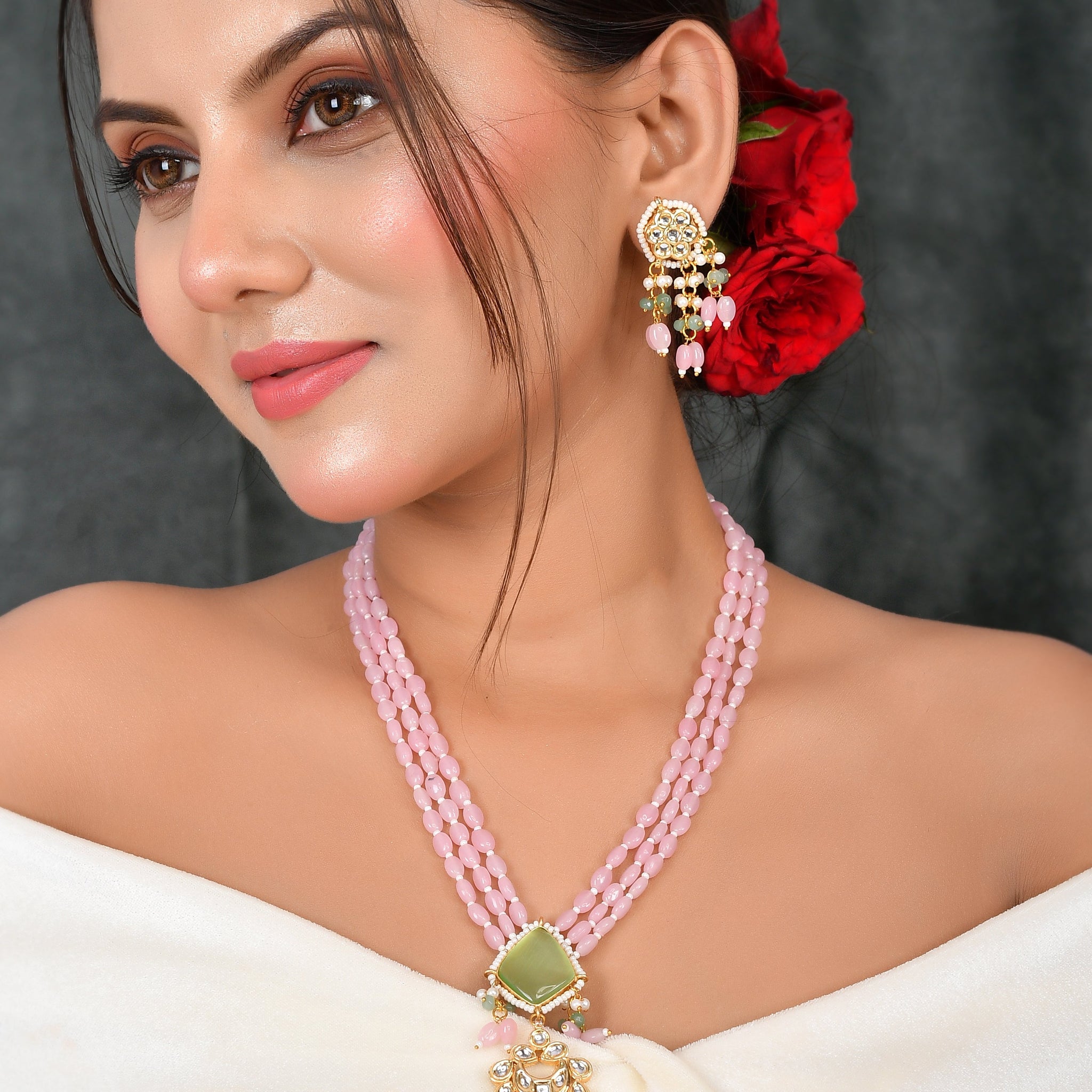 Handcrafted Kundan Dreamweaver Necklace Set