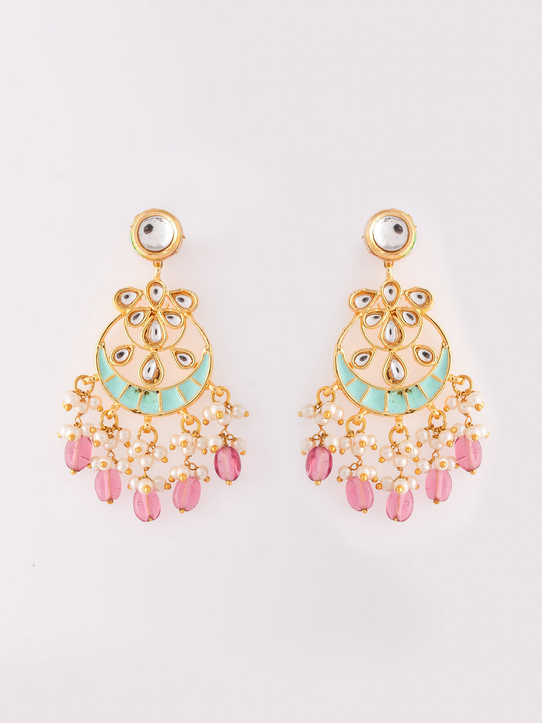 Handcrafted Kundan Meena Mosaic Necklace Set
