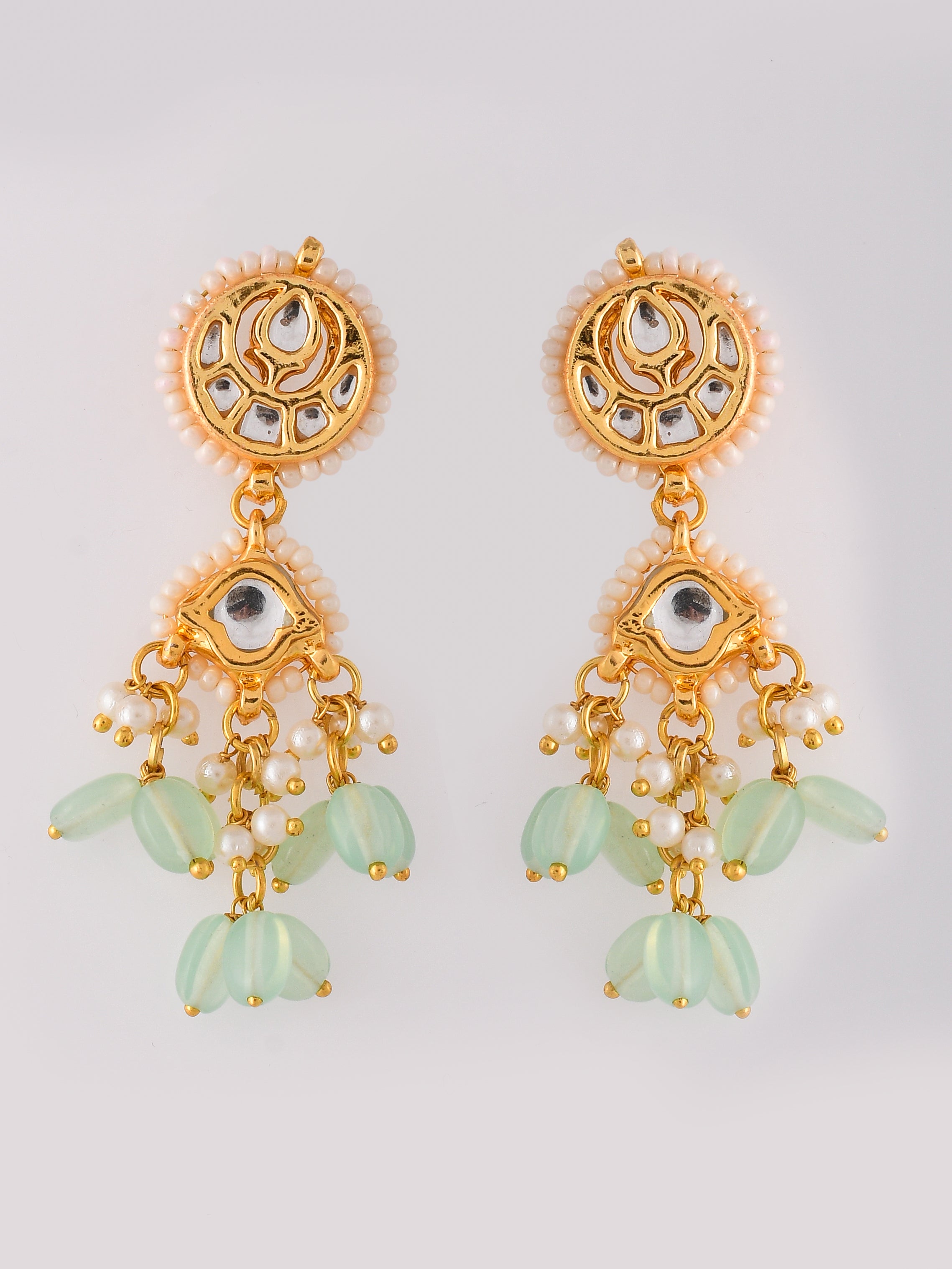 Kundan Meena Extravaganza Party Piece Choker Necklace Set