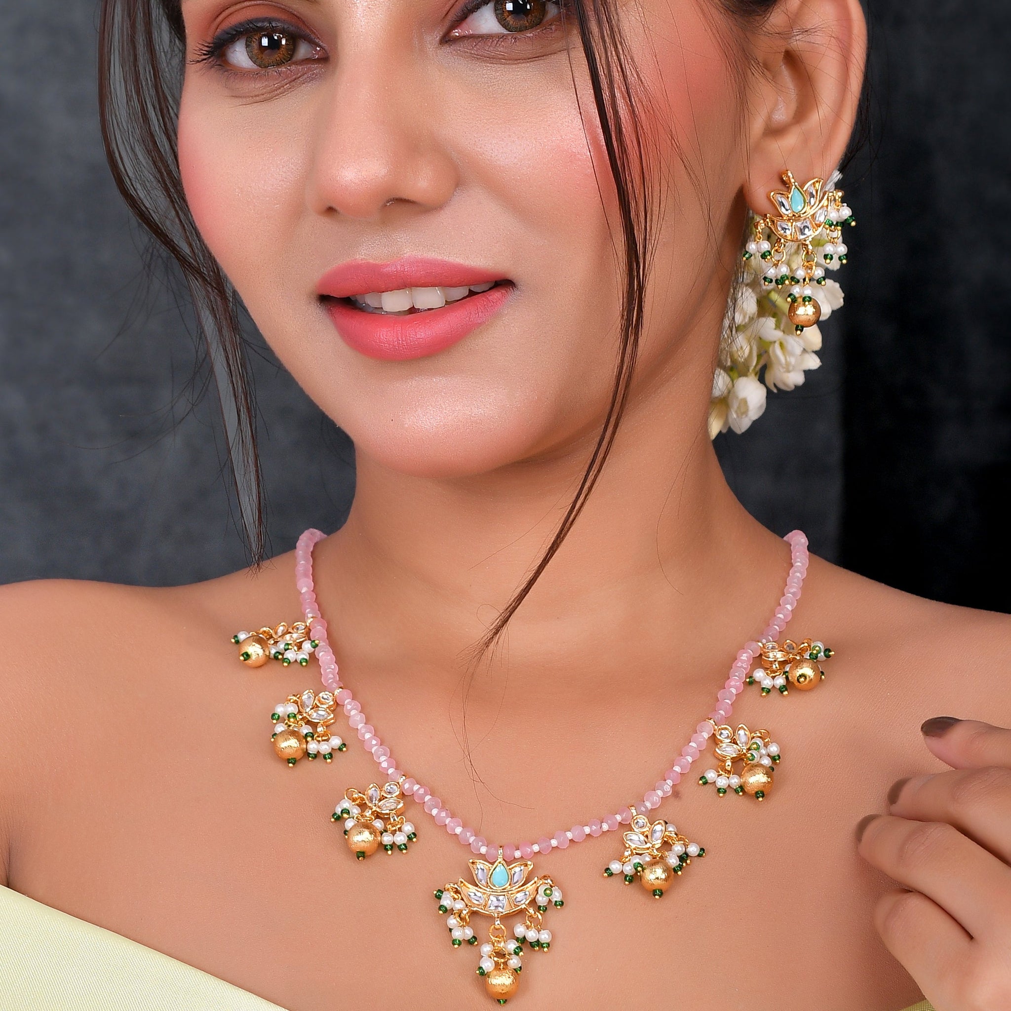 Kundan Fiesta Partywear Necklace Set