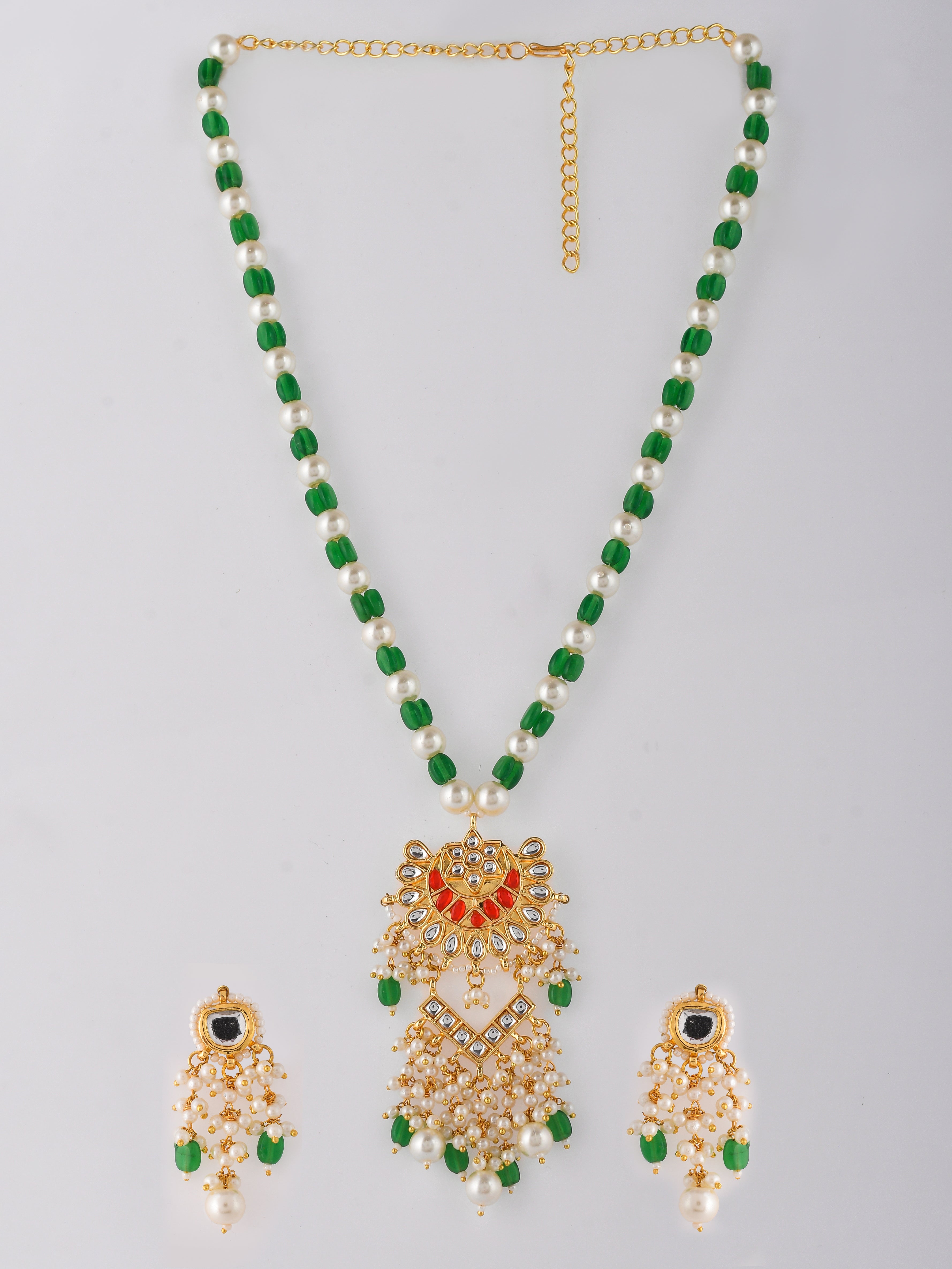 Partywear Kundan Allure Necklace Set