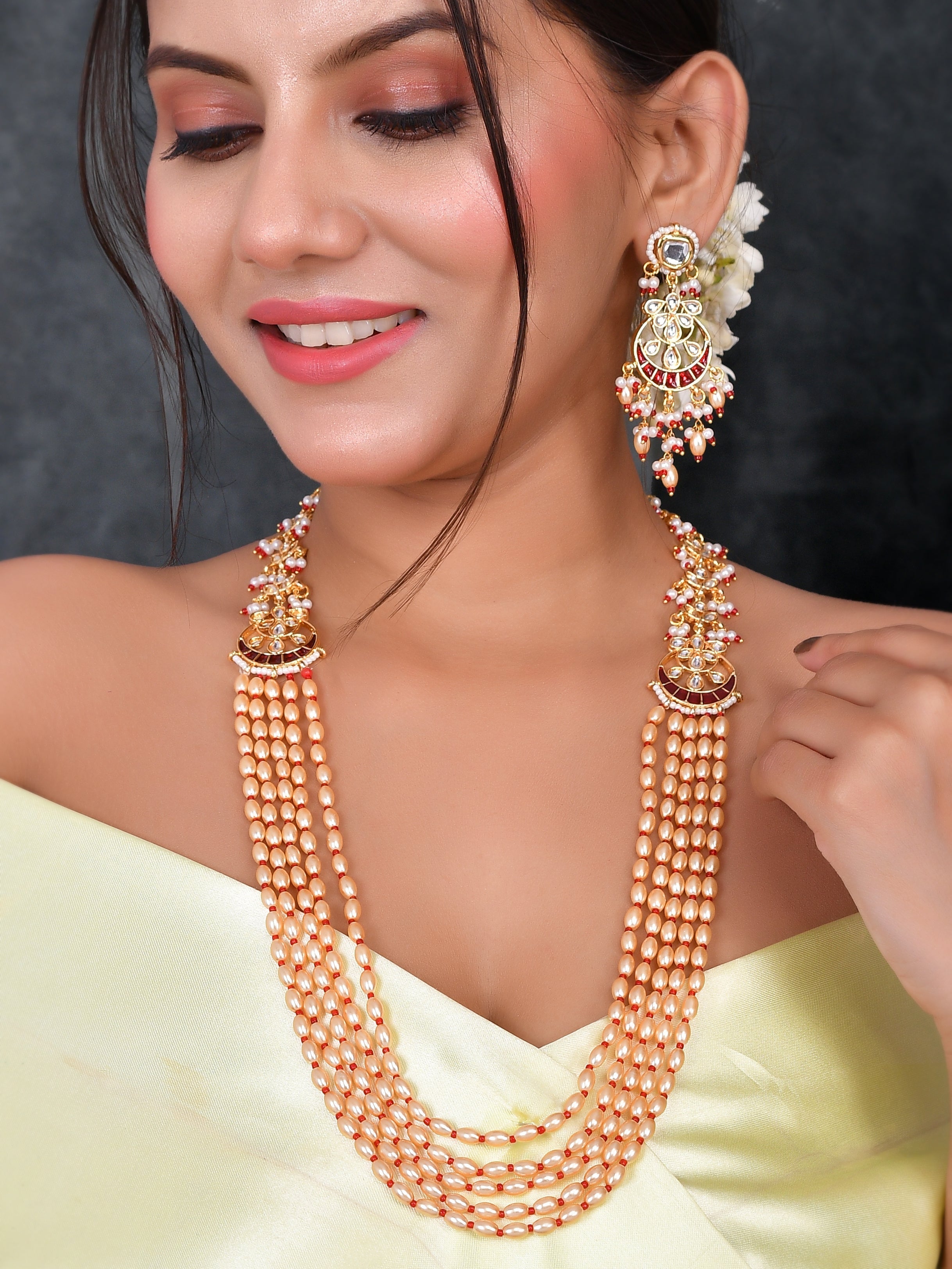 Handcrafted Kundan Artistry Necklace Set