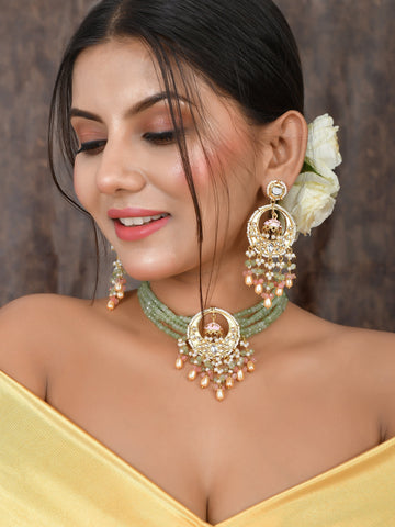 Kundan Enchantment Party Necklace Set