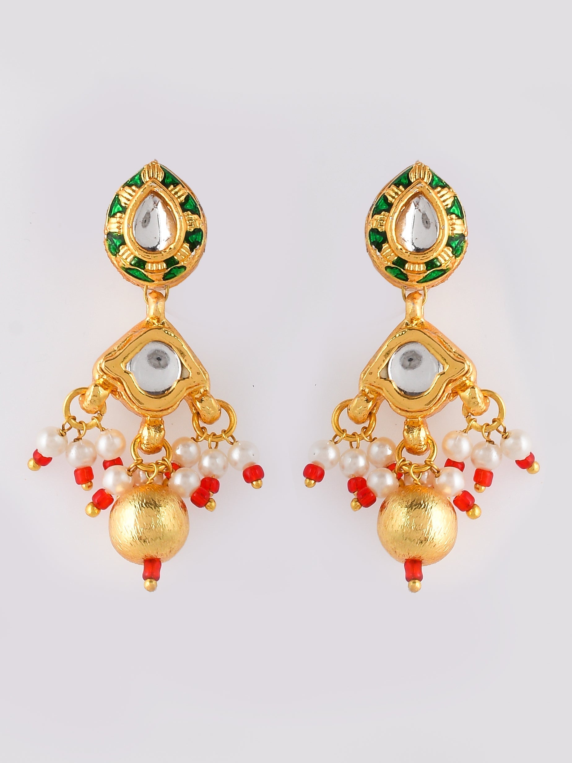 Handcrafted Meena Fusion Necklace Set