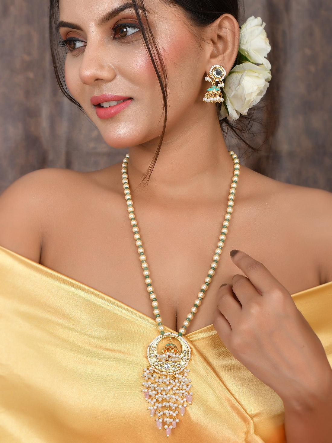 Majestic Meenakari Neckpiece