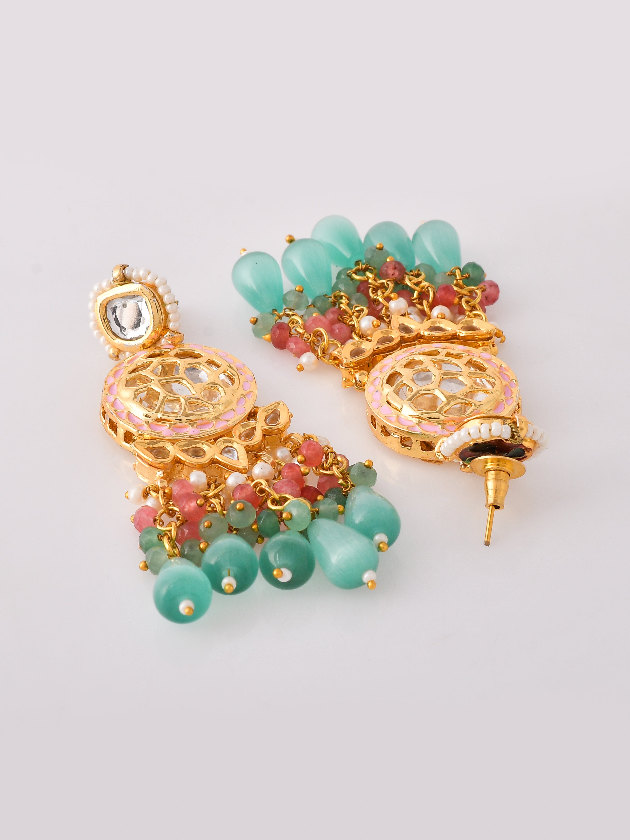 Captivating Kundan Meenakari Ensemble