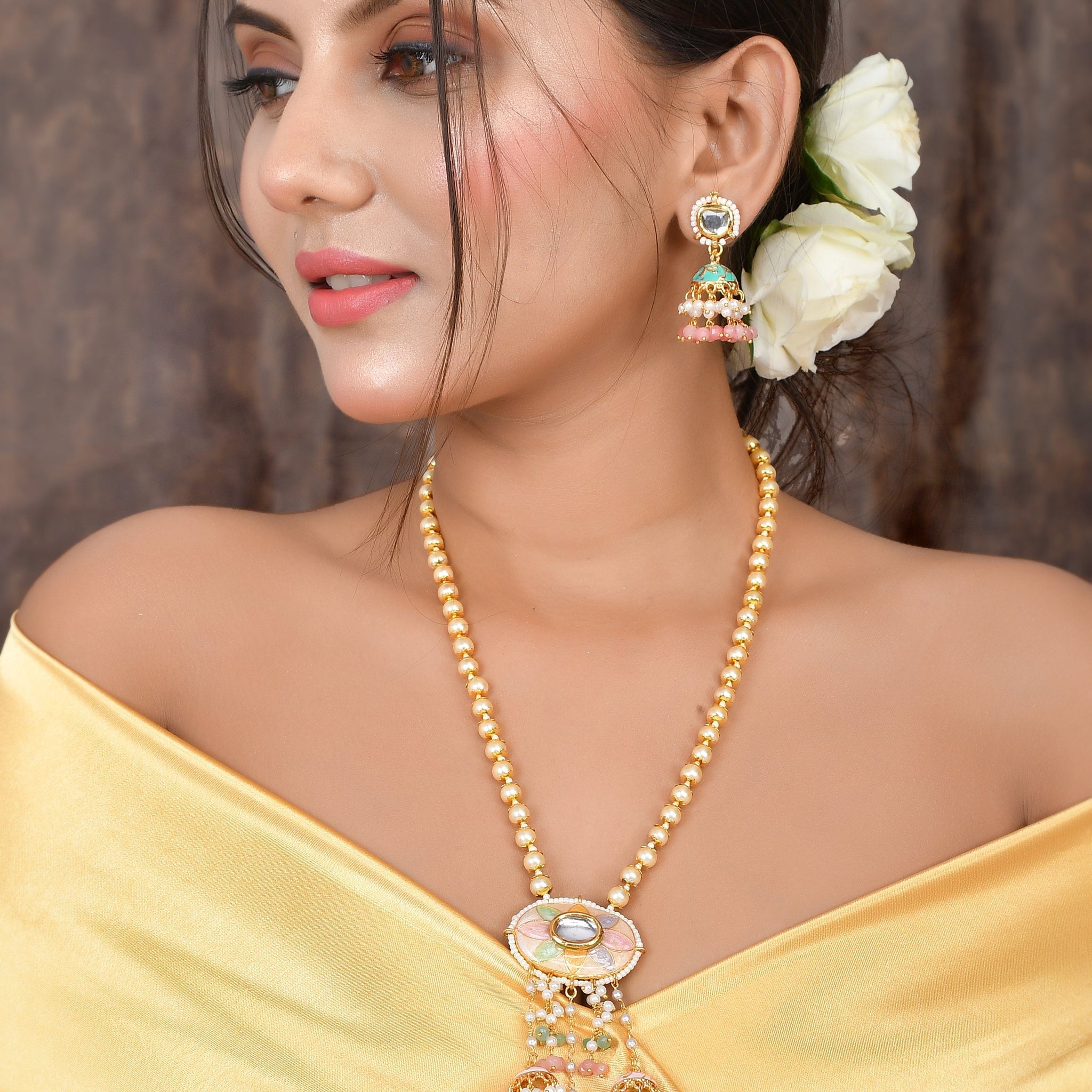 Classic kundan Meenakari Perfection