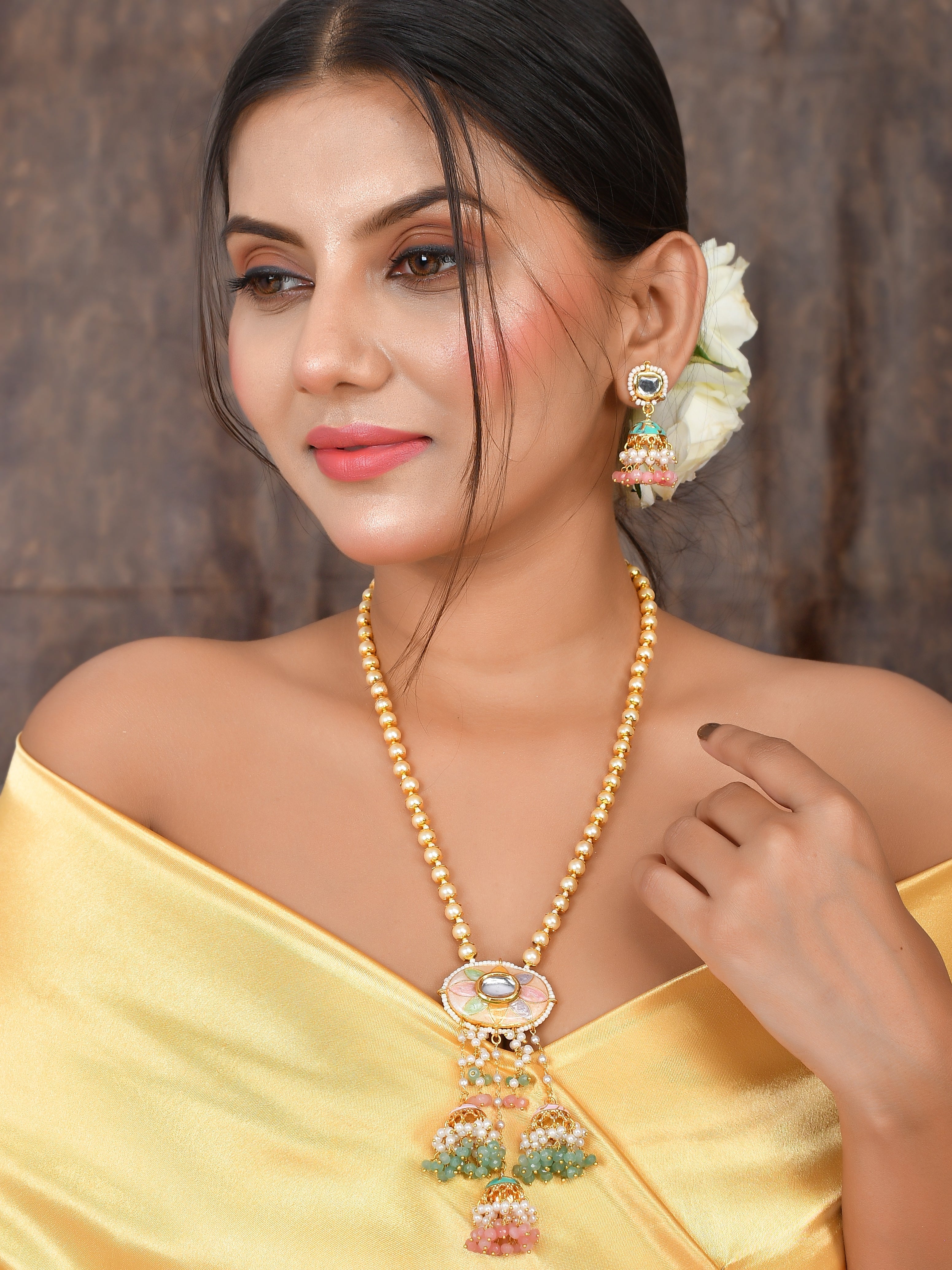 Classic kundan Meenakari Perfection