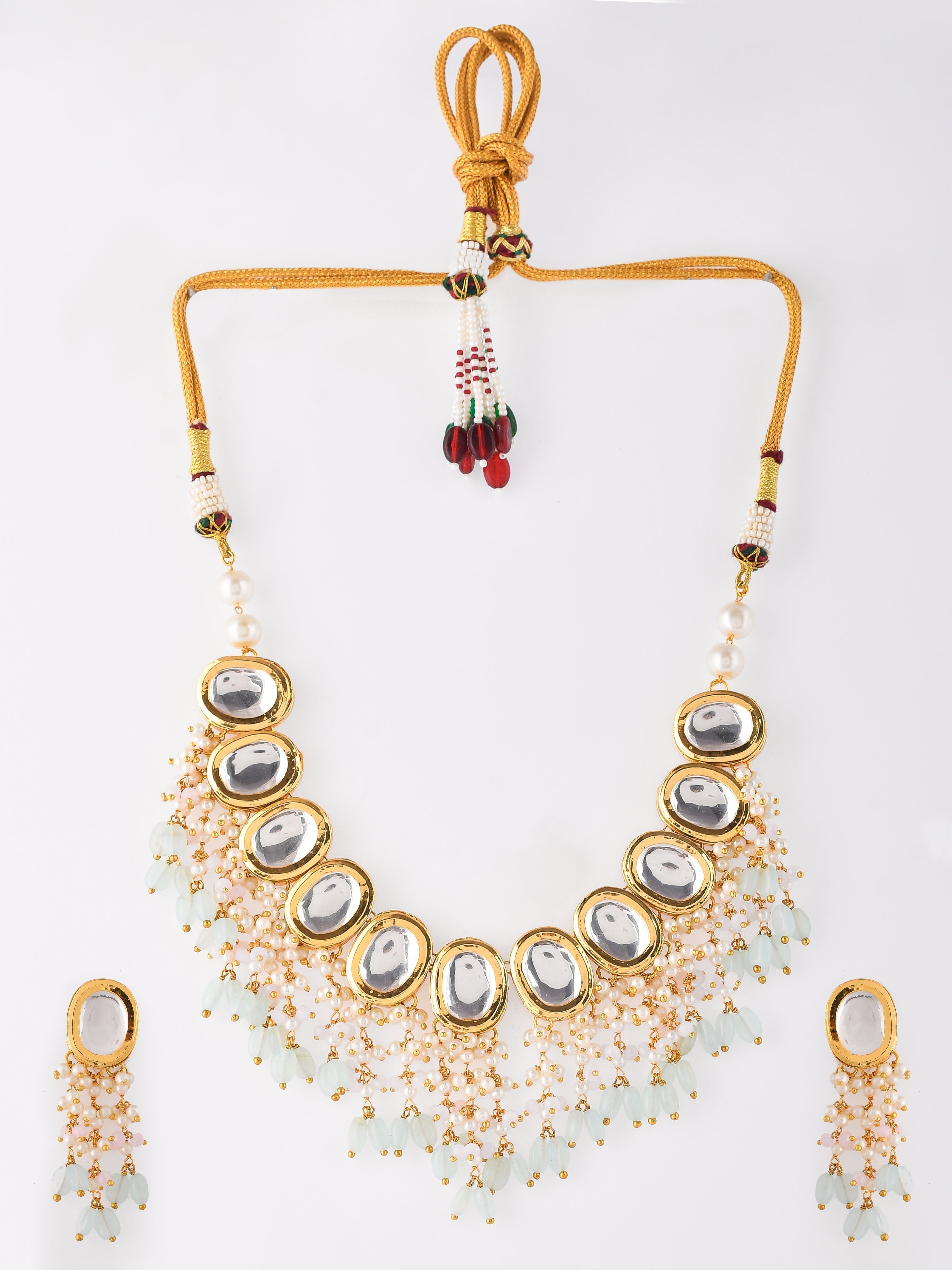 Artisan Crafted Kundan Beaded Necklace
