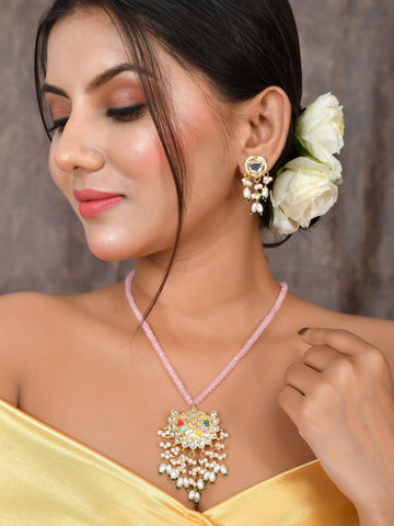 Celestial Beaded Meenakari Creation
