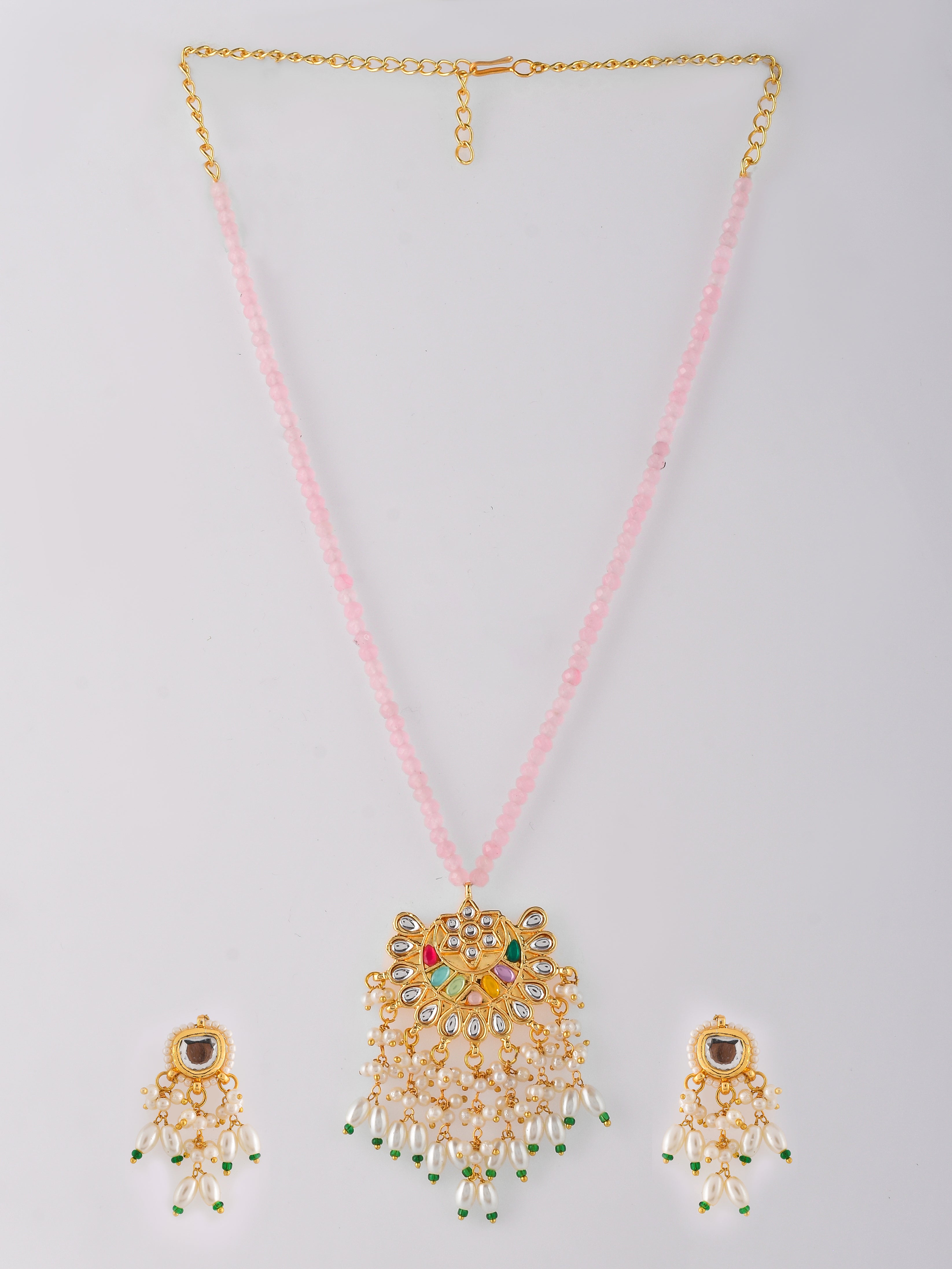 Celestial Beaded Meenakari Creation