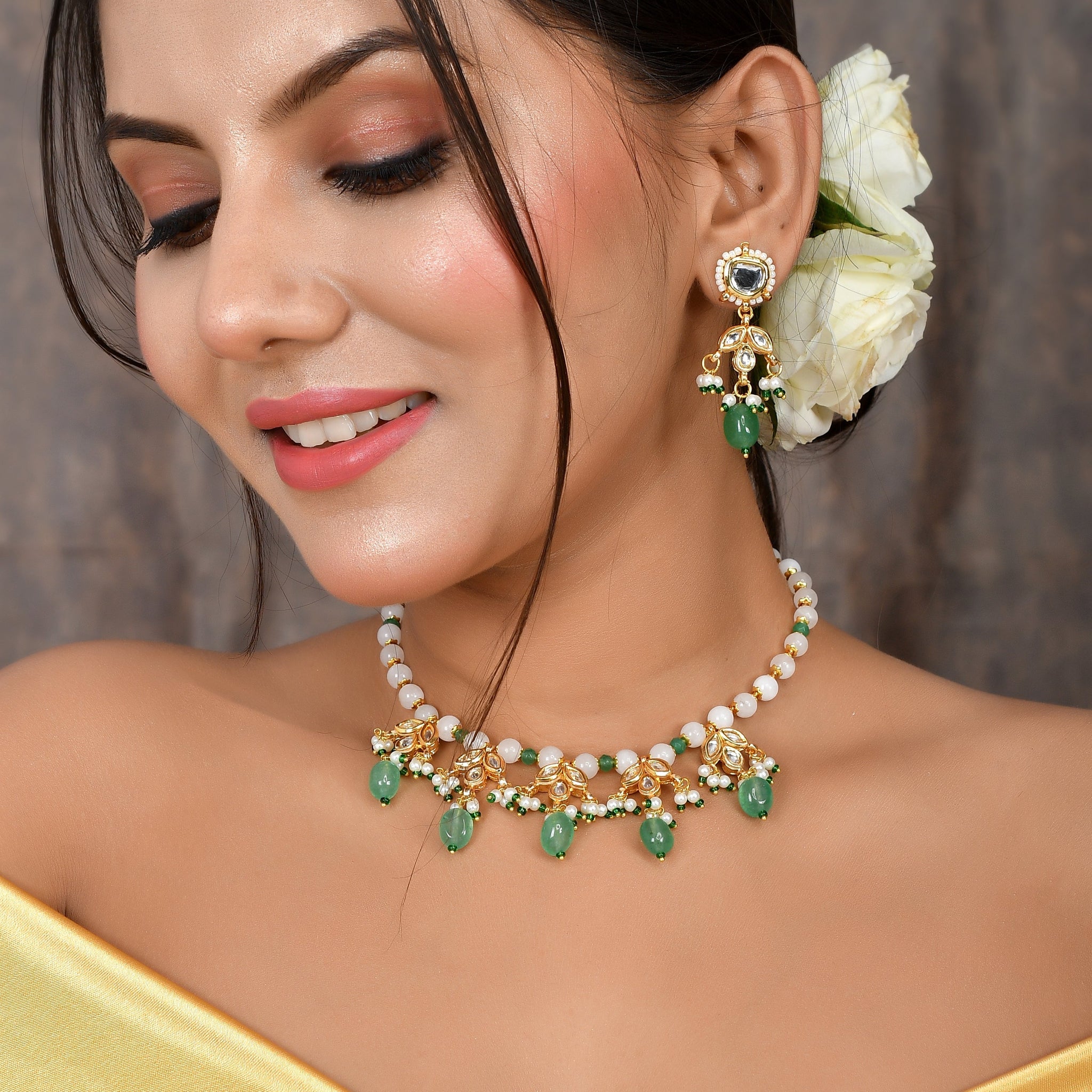 Signature Kunan Beaded Necklace Set