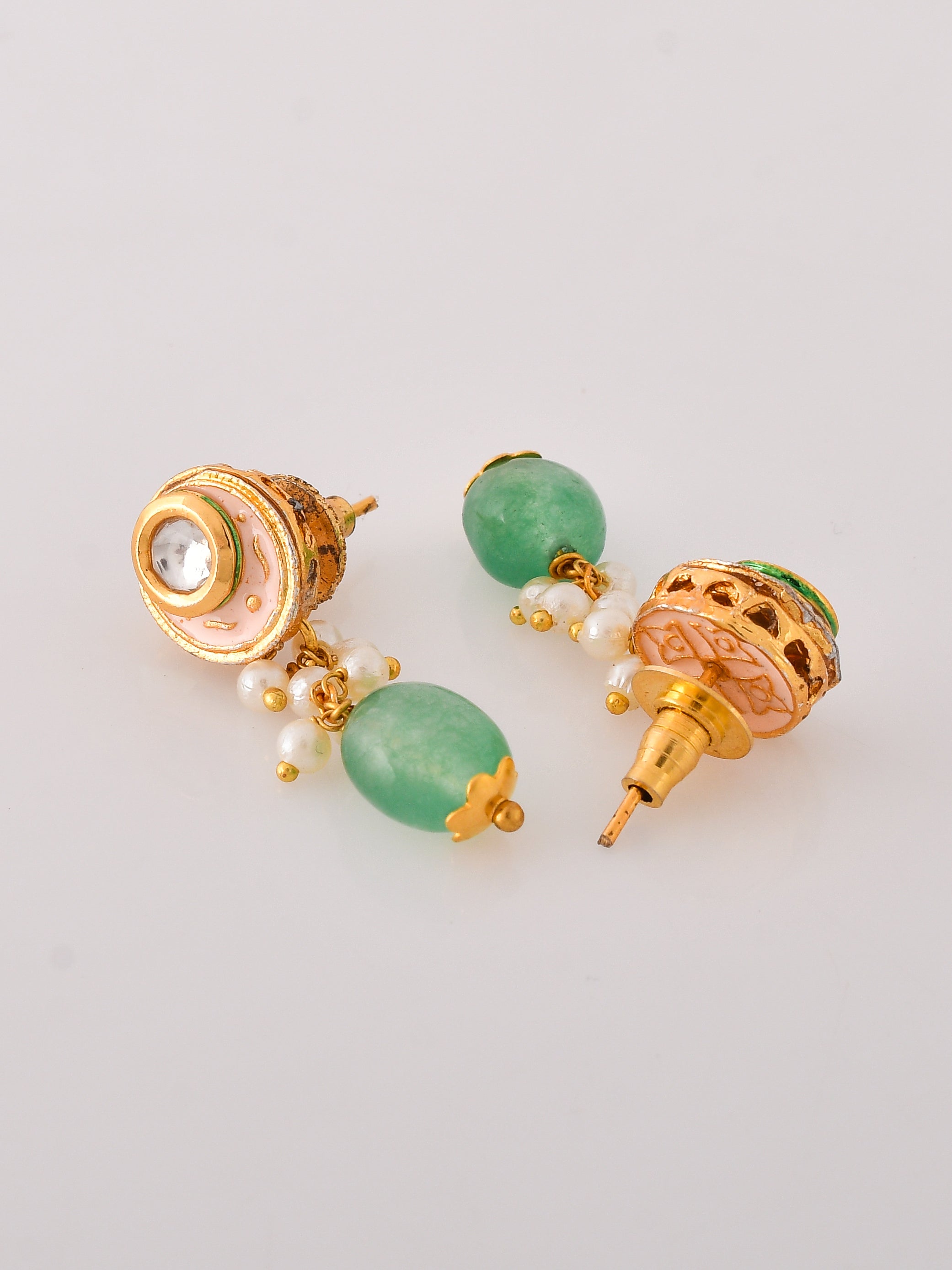 Artful Kunan Meenakari Necklace Ensemble Set