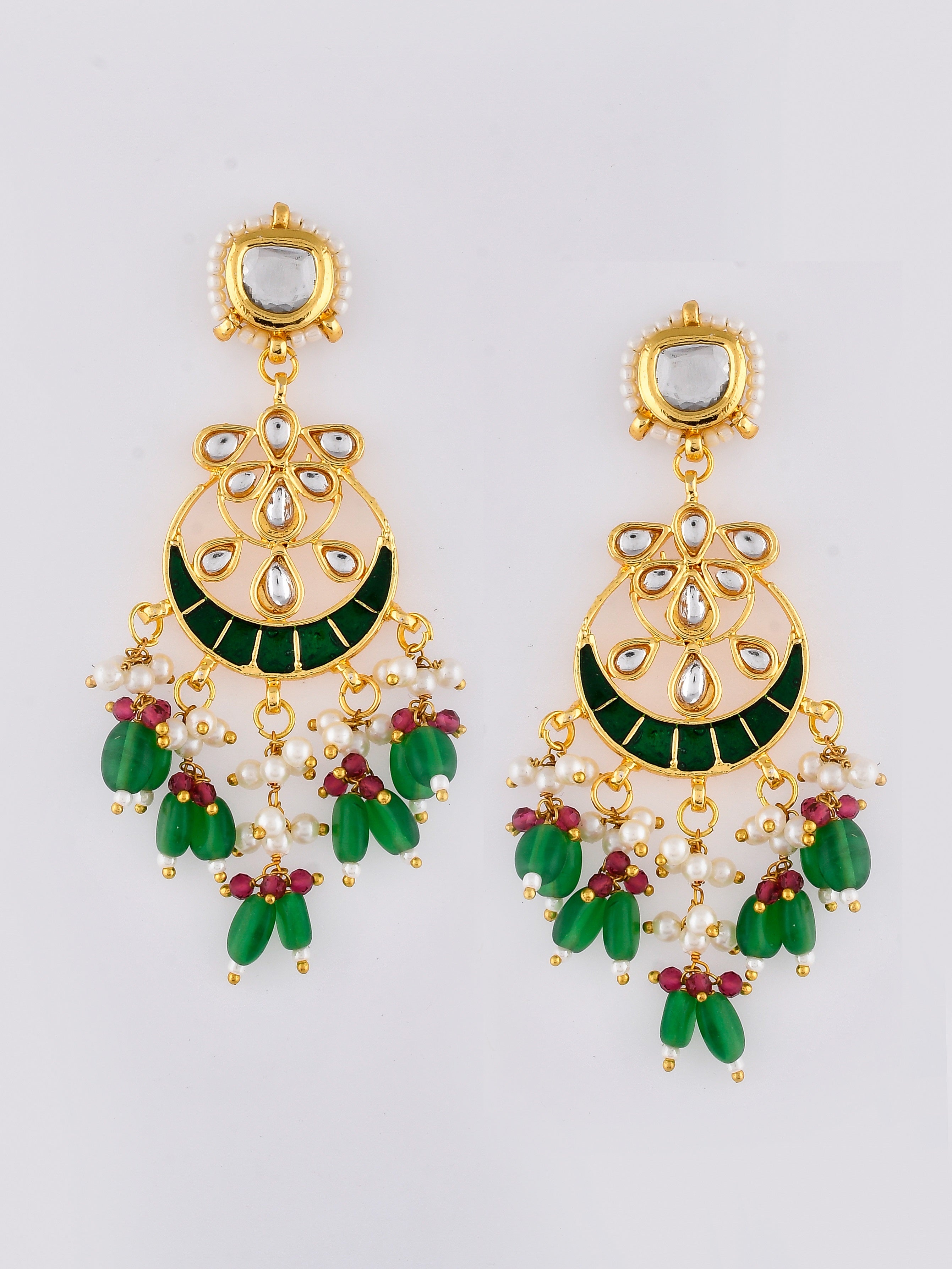 Prismatic Kundan Panache Designer Necklace