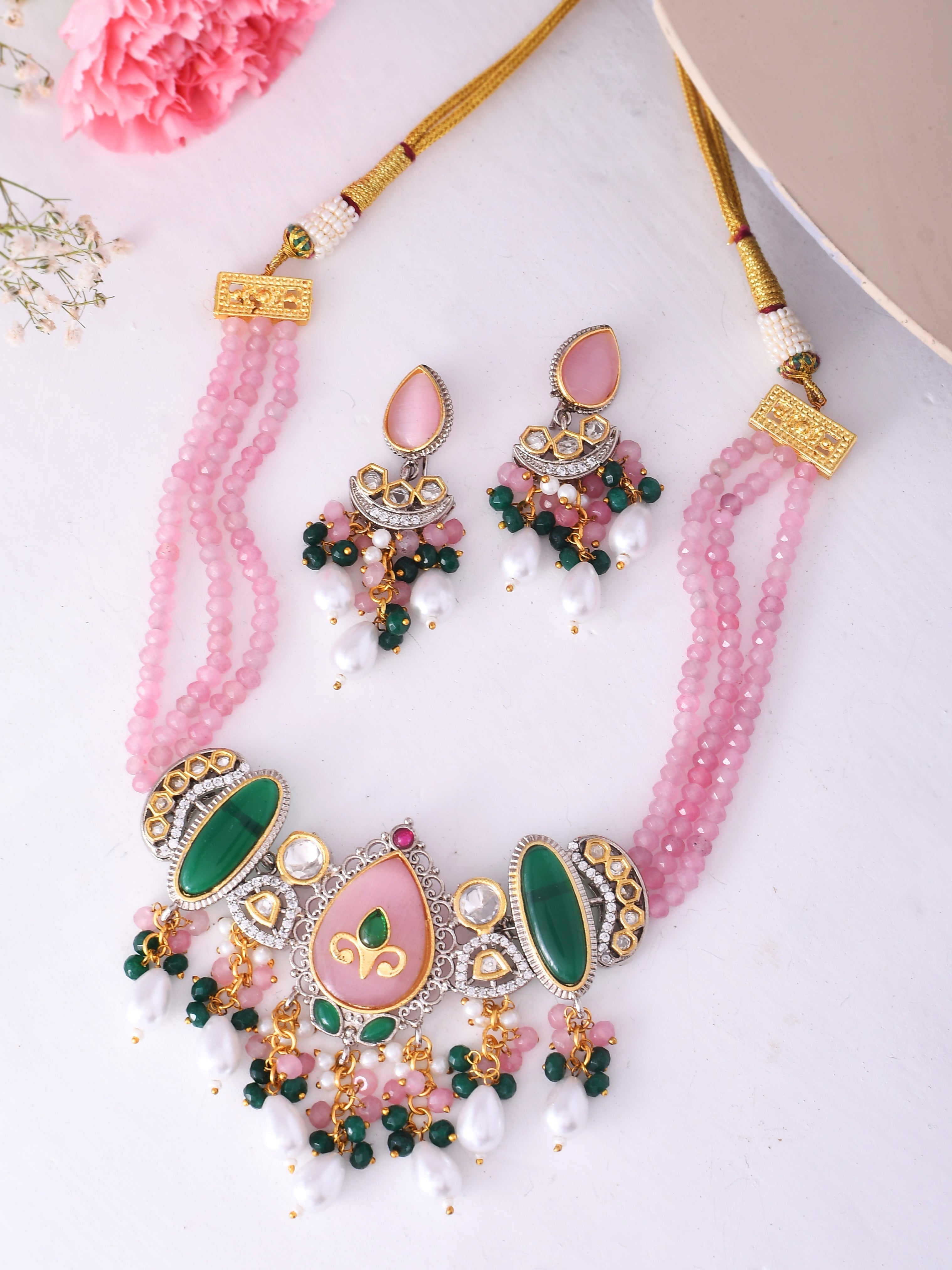 Luxe Blushing Bloom Collar