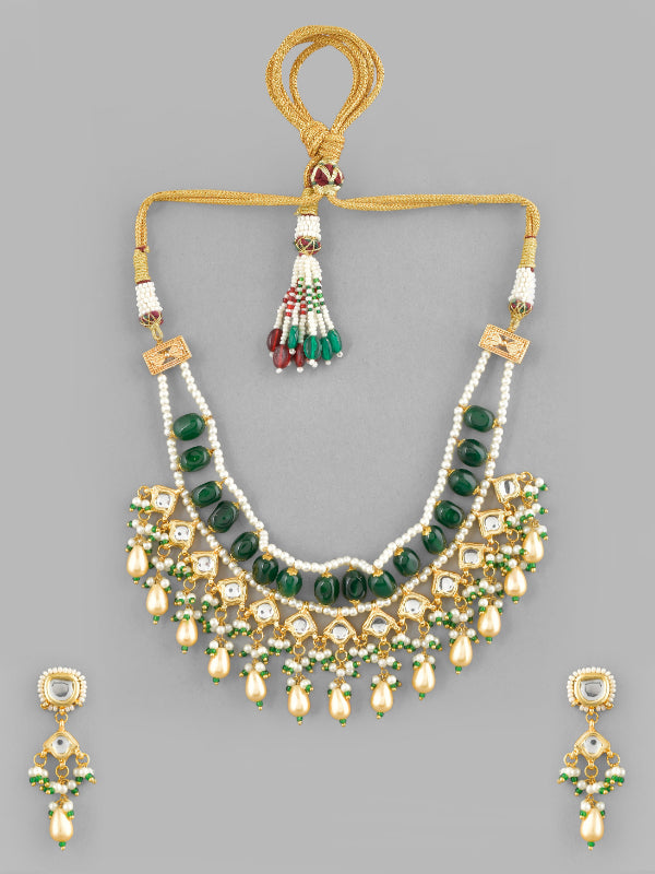 Mossy Magic Choker Suite Necklace