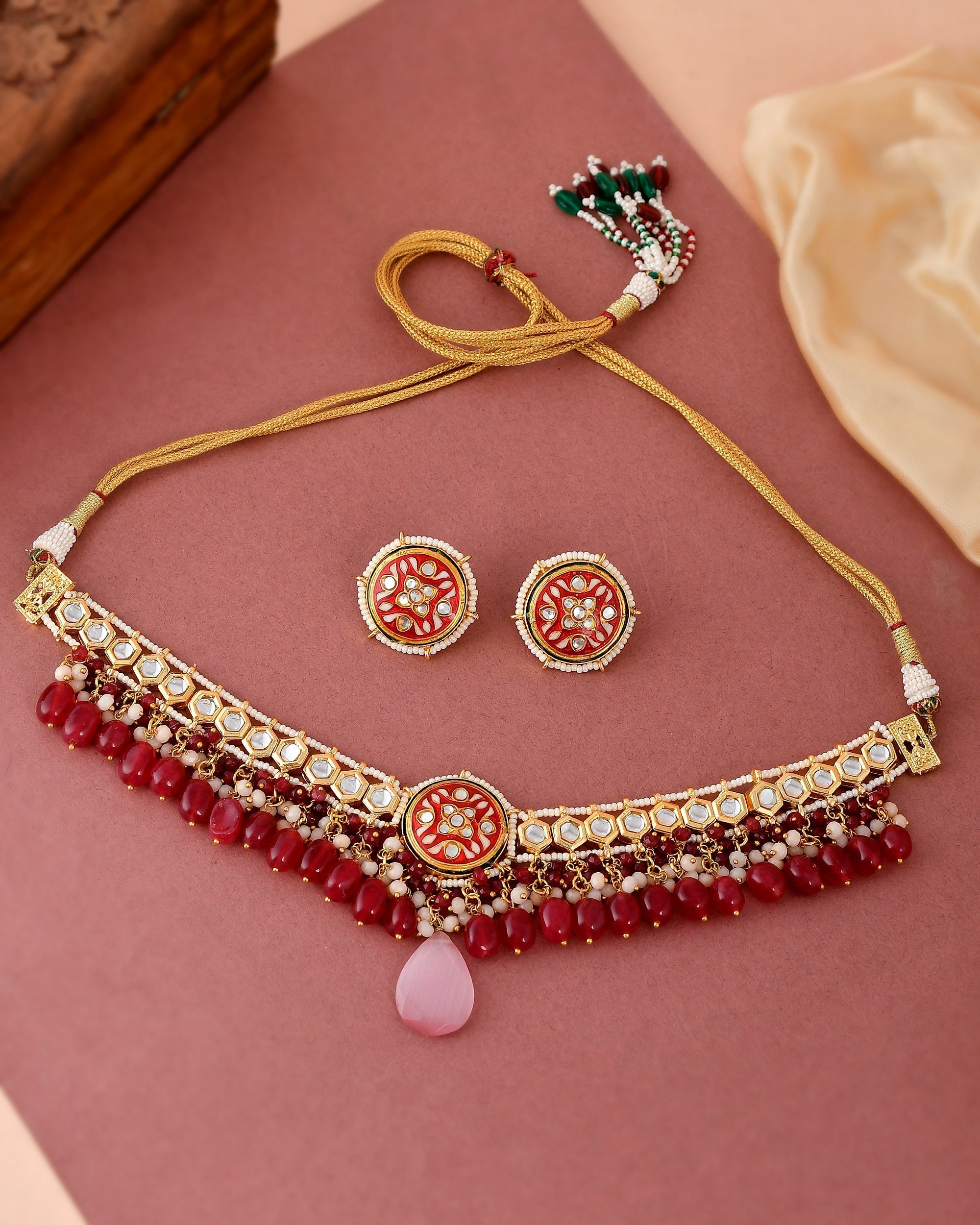 Dastoor Classic Divine Choker Necklace Set