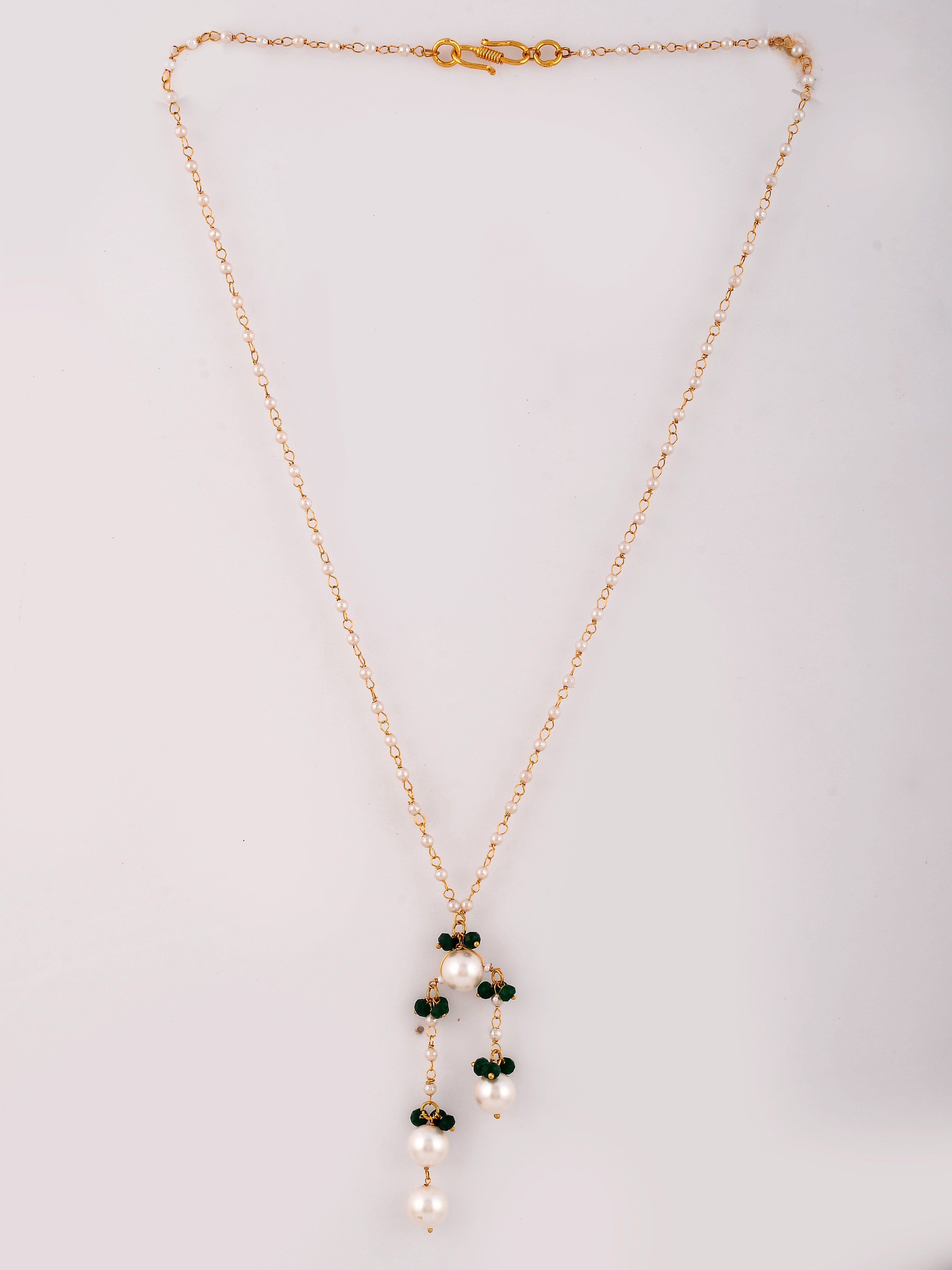Dastoor Gold-Toned  White Brass Gold-Plated Necklace