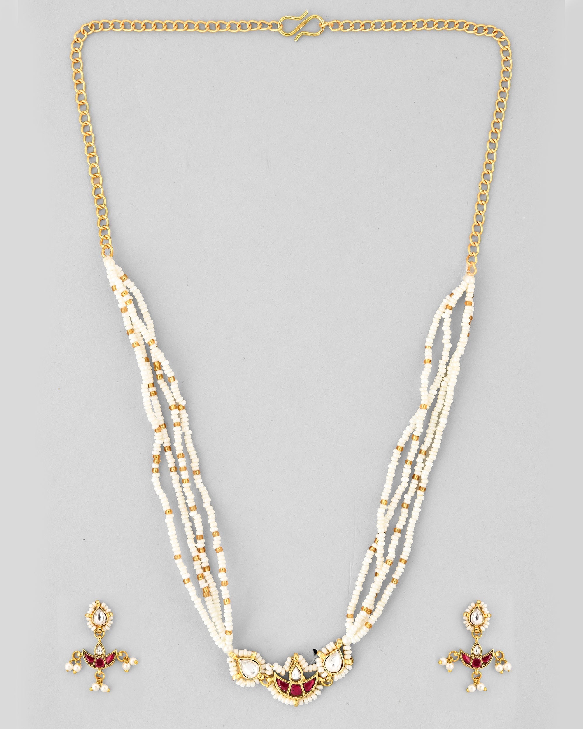Jadau Pachhi kundan Choker Necklace set