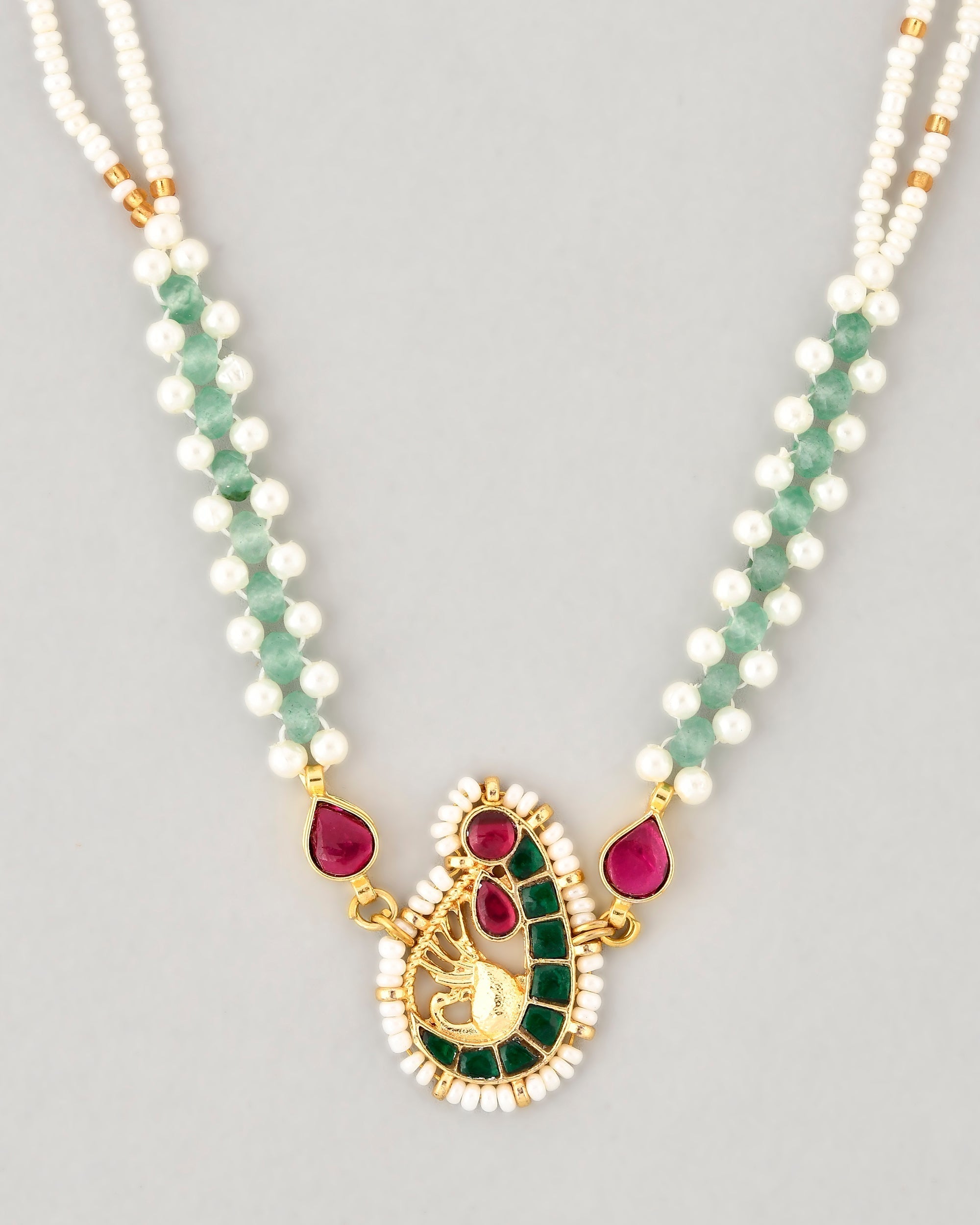 Jadau Pachhi kundan Choker Necklace set