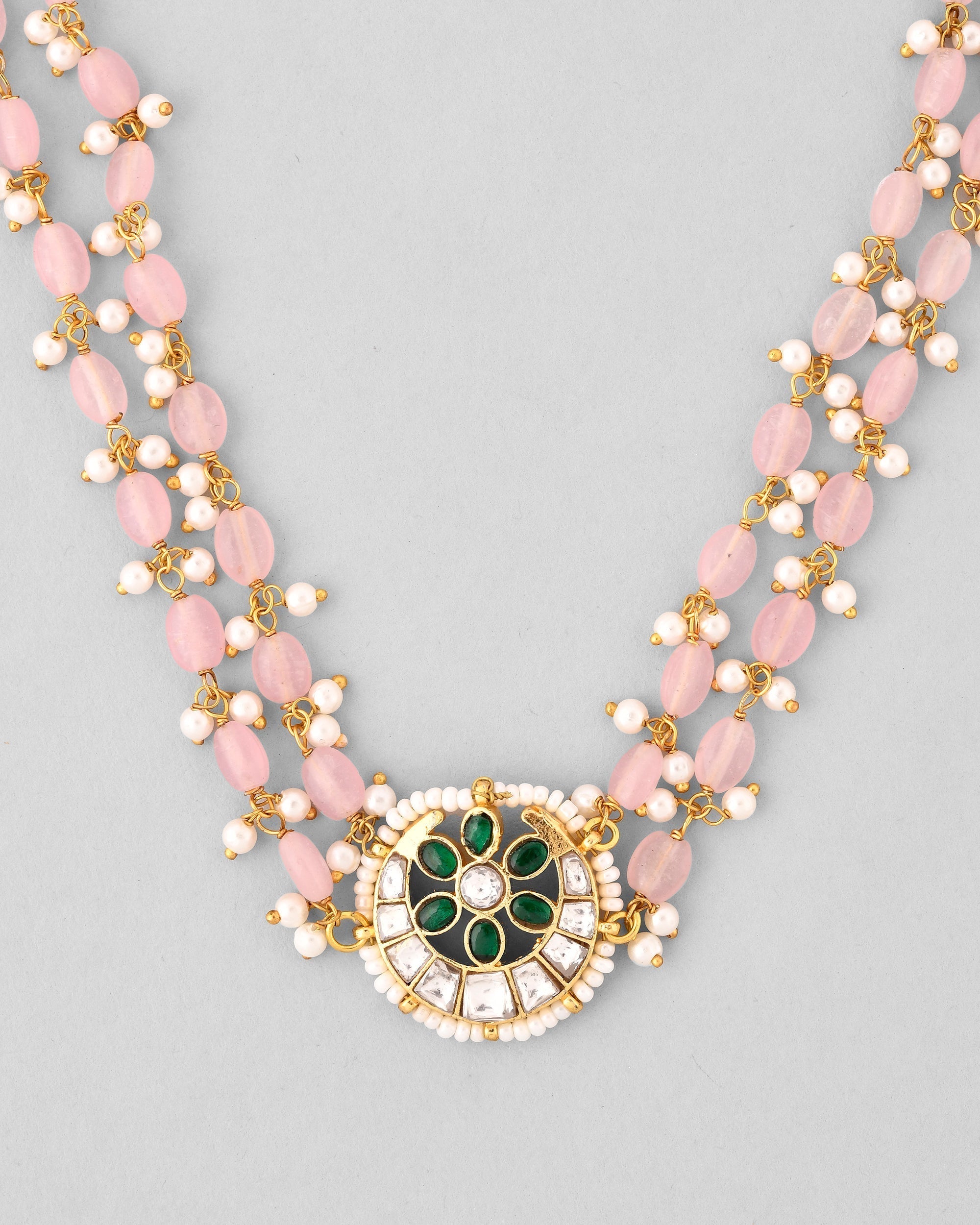 Jadau Pachhi kundan Choker Necklace set