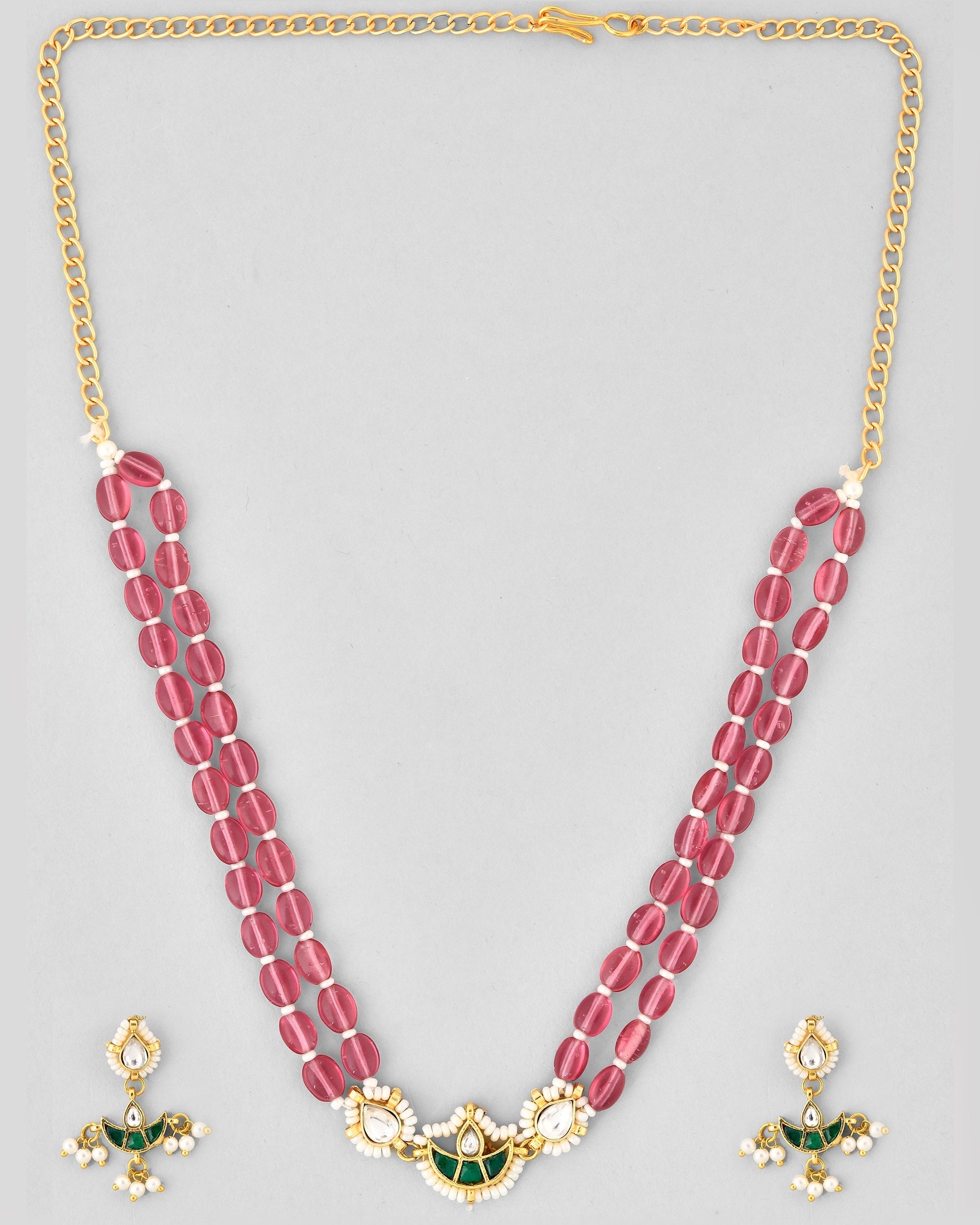 Jadau Pachhi kundan Choker Necklace set