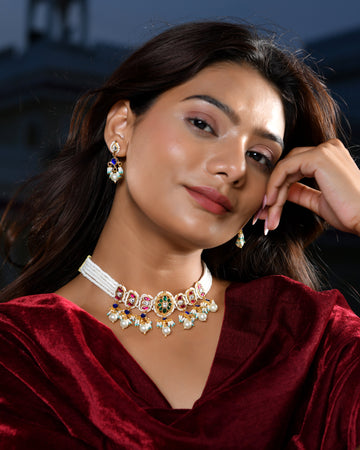 Eternal Pachhi Kundan Shine